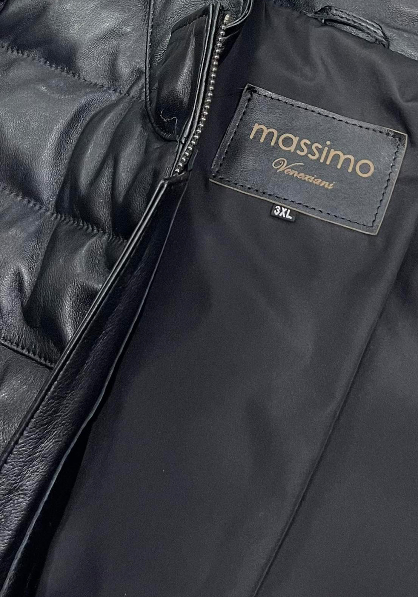 David Moor Δερμάτινο Jacket της σειράς Massimo - 00384 001 Black φωτογραφία