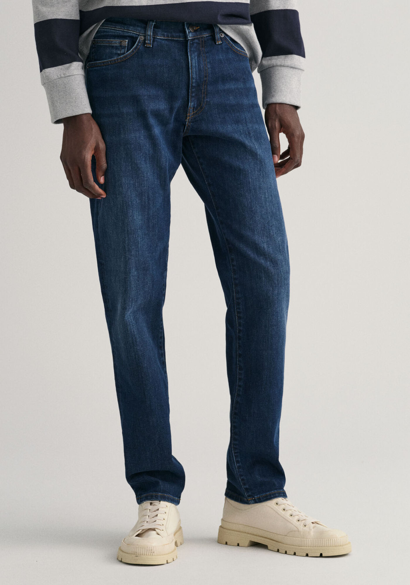 Gant GANT Jean Παντελόνι της σειράς Denim - 1000260 961 Dark Blue Worn In