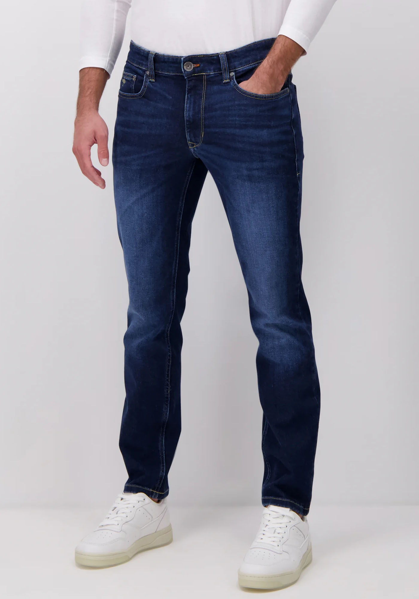 Fynch Hatton Jean Παντελόνι της σειράς Denim - 1000 2901 620 Mid Blue