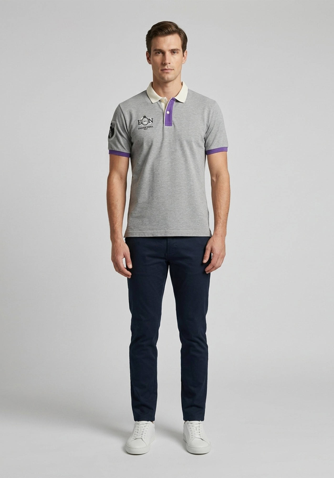 Etiqueta Negra Μπλούζα Polo - 000514 9490 Grey φωτογραφία