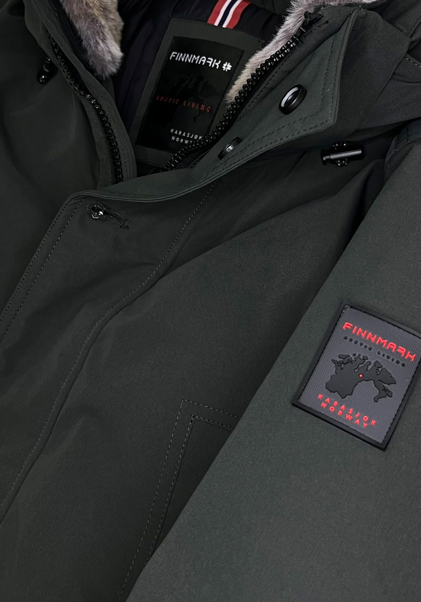 Finnmark Μπουφάν της σειράς Pose - 25595 604 Olive φωτογραφία