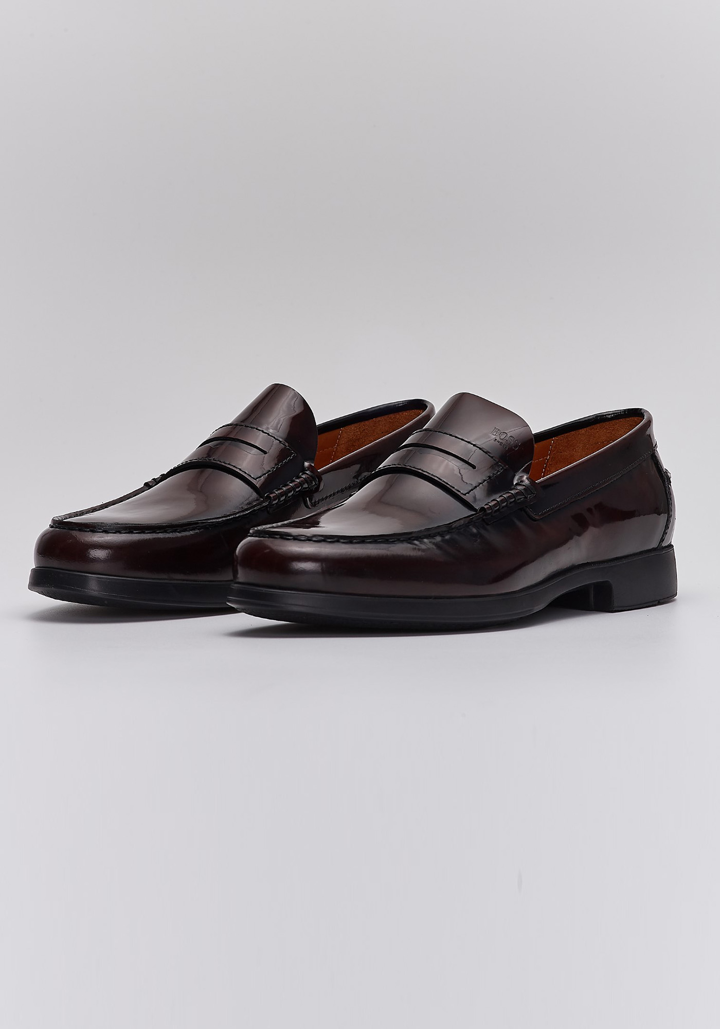 BOSS Shoes Δερμάτινα Loafers της σειράς Flo - U6487 Bordo Florentik φωτογραφία