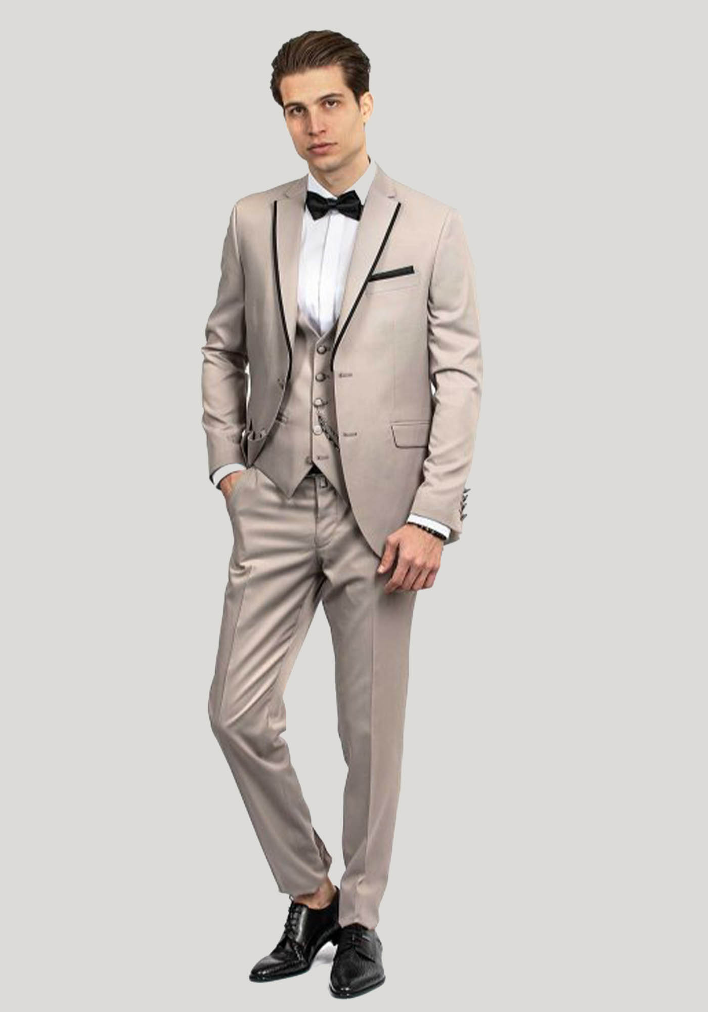 Fragosto Fragosto Smokin της σειράς Suit - TUX1784 Ecru
