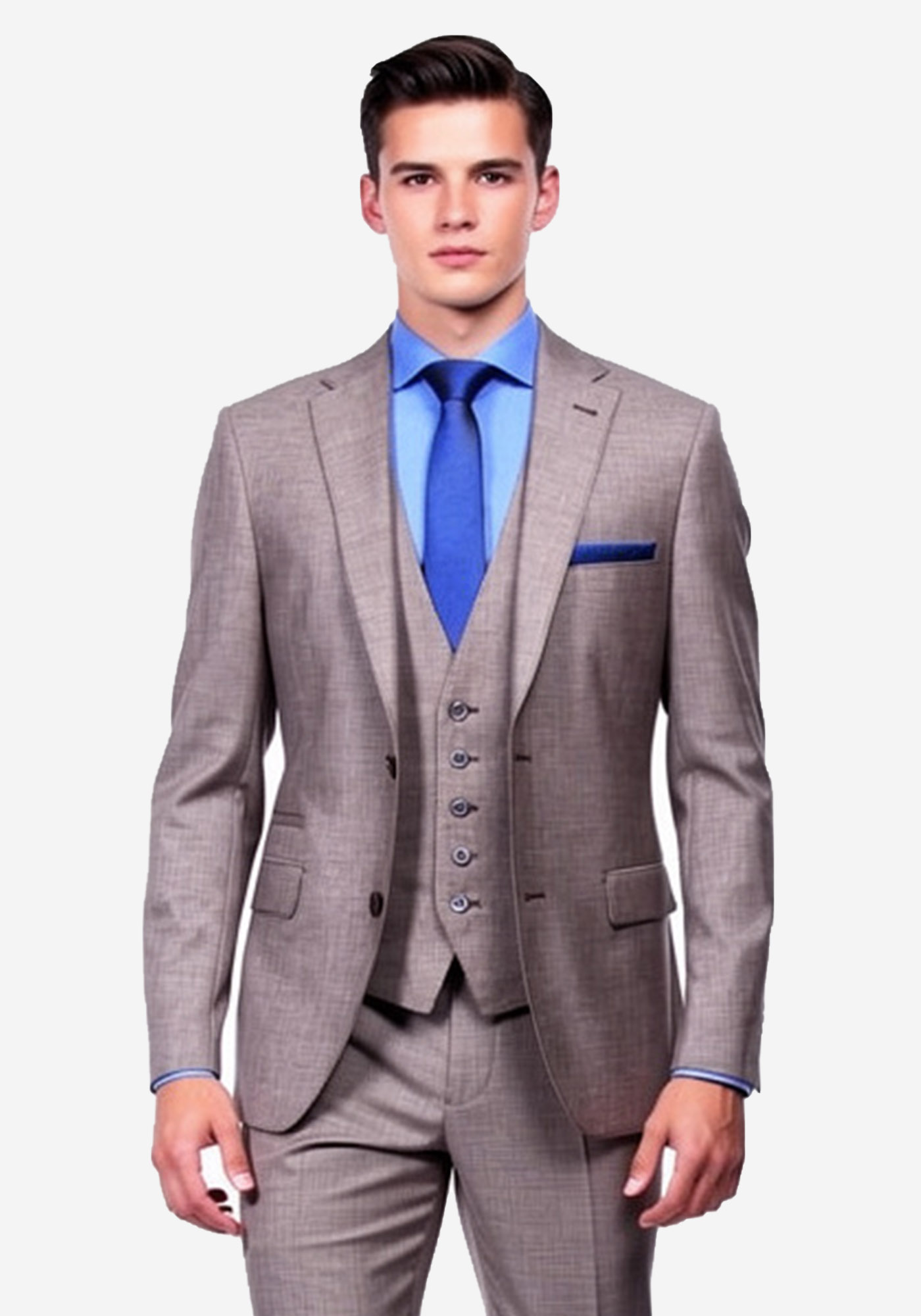 Fragosto Σακάκι Blazer της σειράς Micro - 3591 Sand