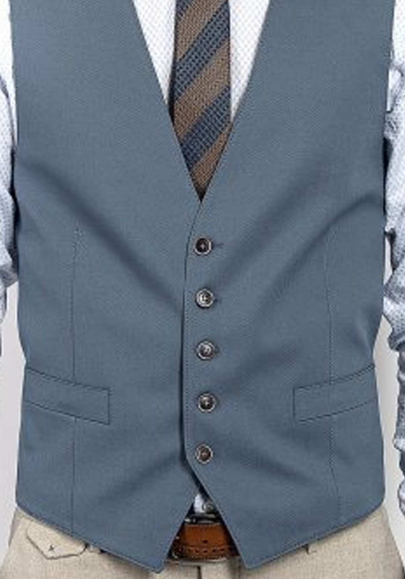Fragosto Γιλέκο της σειράς Vest - 2116-037 Stoneblue