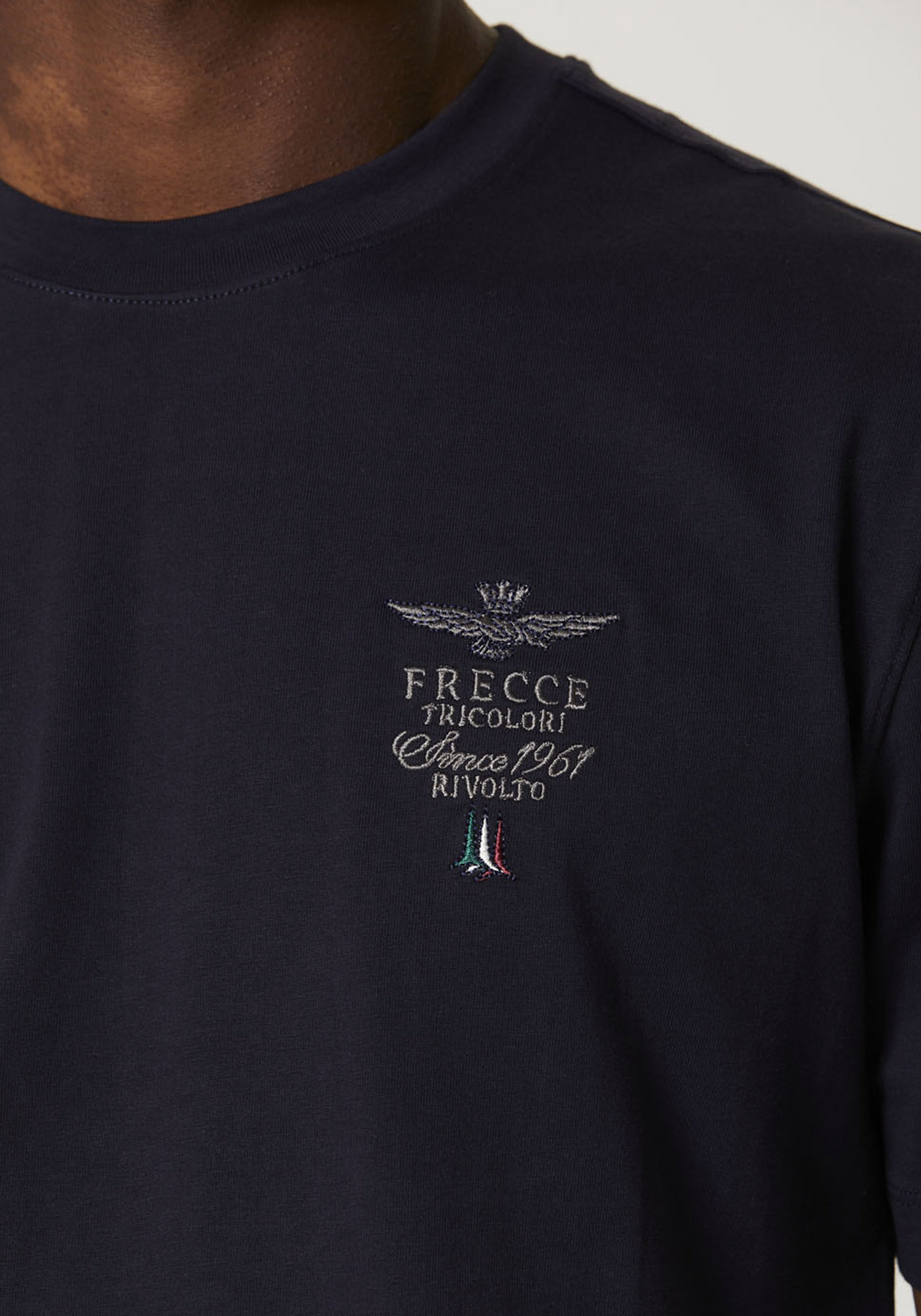 Aeronautica Militare Μπλούζα της σειράς Frecce Tricolori - TS2062 08347 Navy φωτογραφία