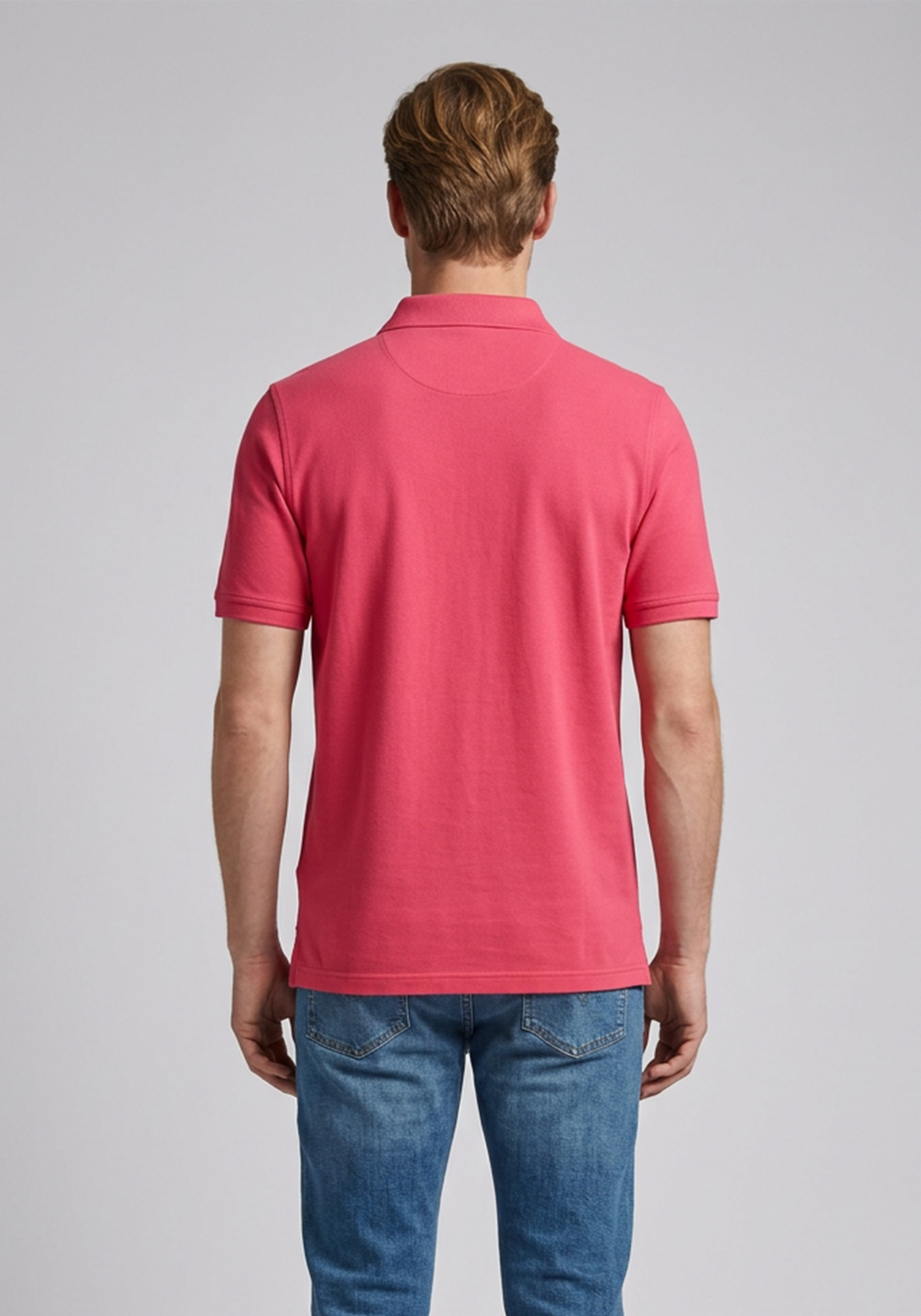 Men's Polo Shirts Fynch Hatton Pink