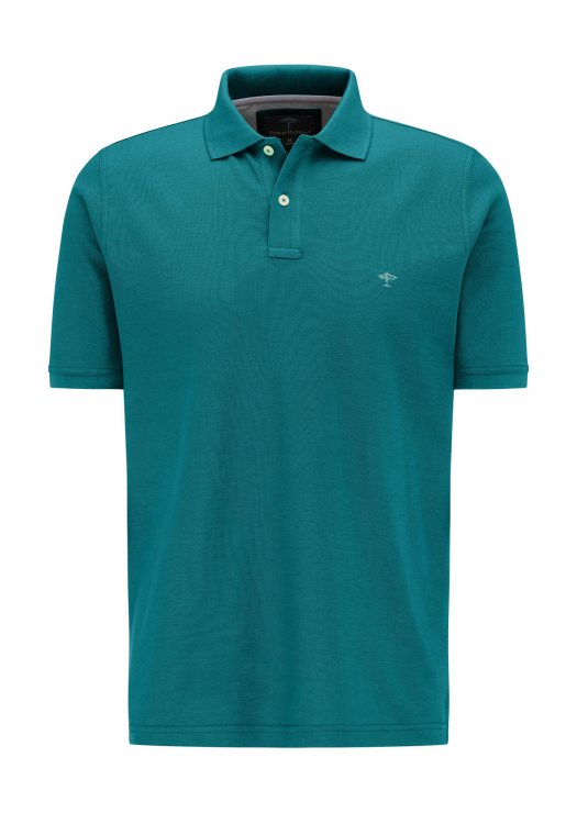 Fynch Hatton Basic Polo Μπλούζα Supima 1120 1700 - Caribbean Blue