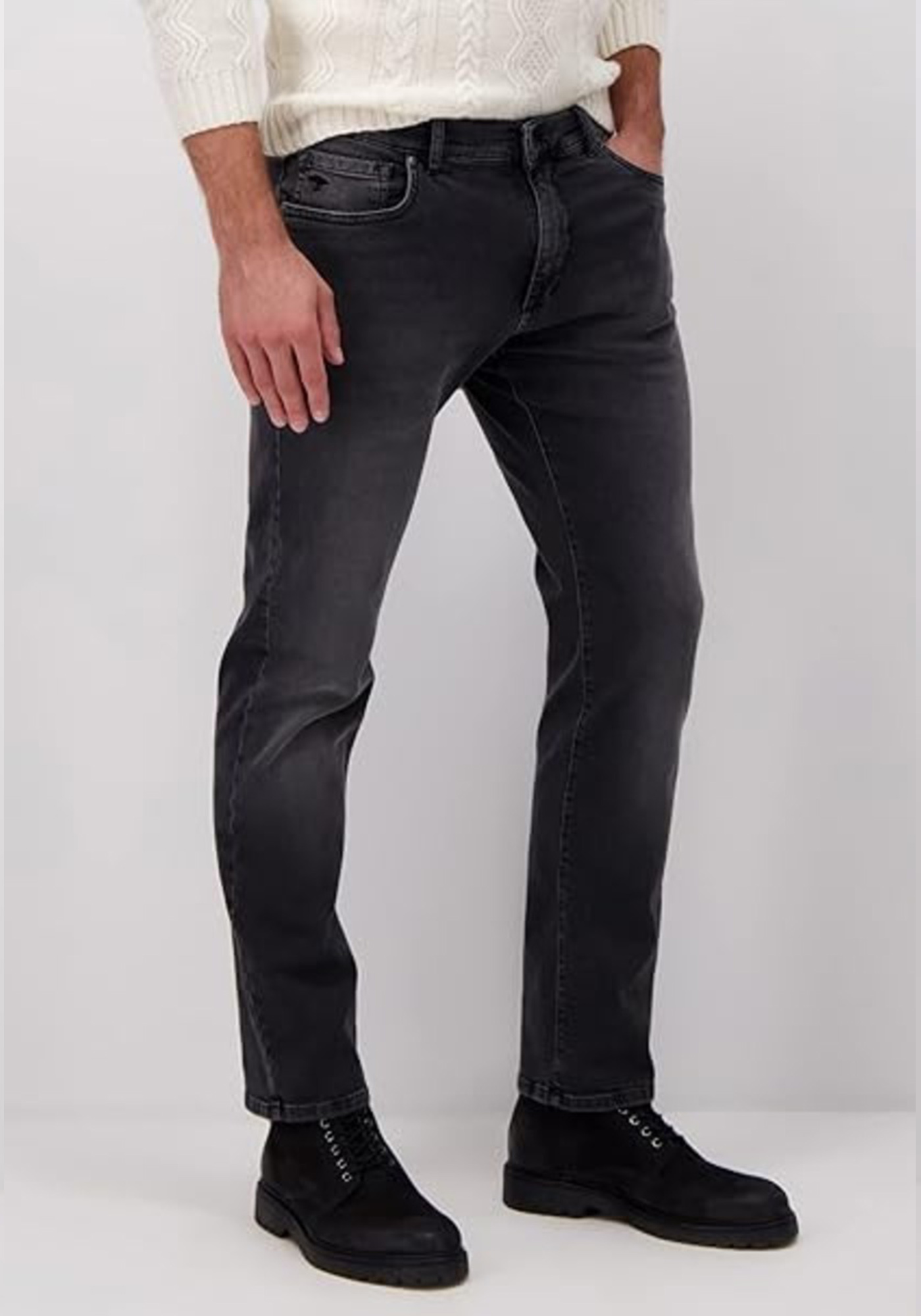 Fynch Hatton Jean Παντελόνι σε Modern γραμμή - 1000 2950 981 Anthrazite