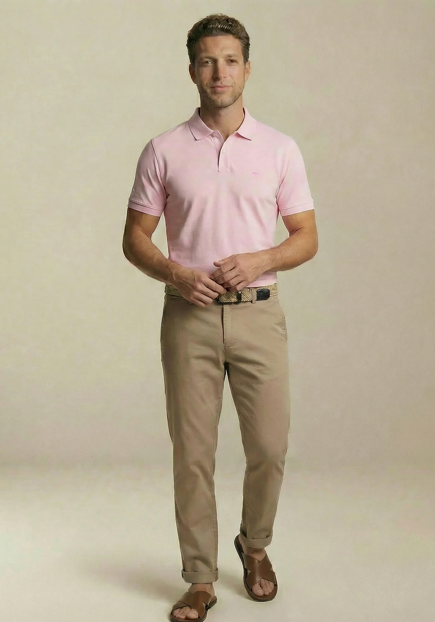 Fynch Hatton Polo Μπλούζα Sanforized - 1613 1733 464 Magnolia