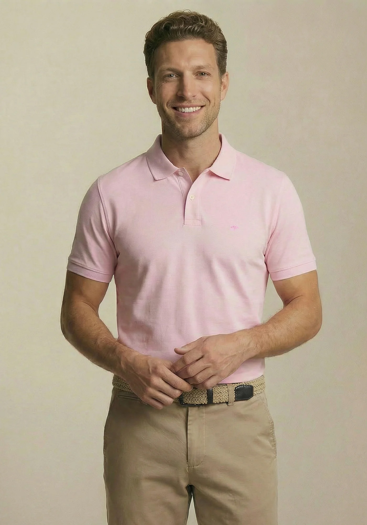 Fynch Hatton Polo Μπλούζα Sanforized - 1613 1733 464 Magnolia