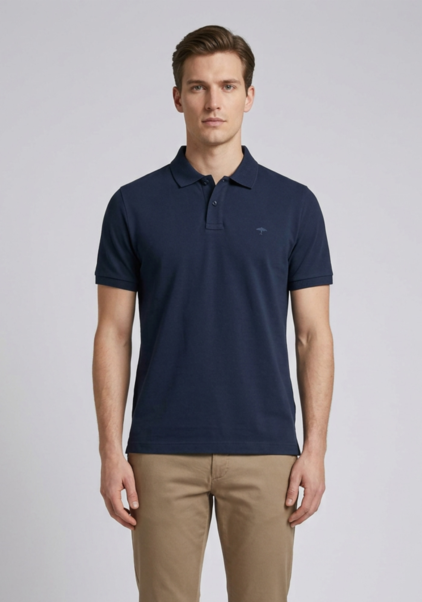 Fynch Hatton Polo Μπλούζα Sanforized - 1613 1733 685 Navy