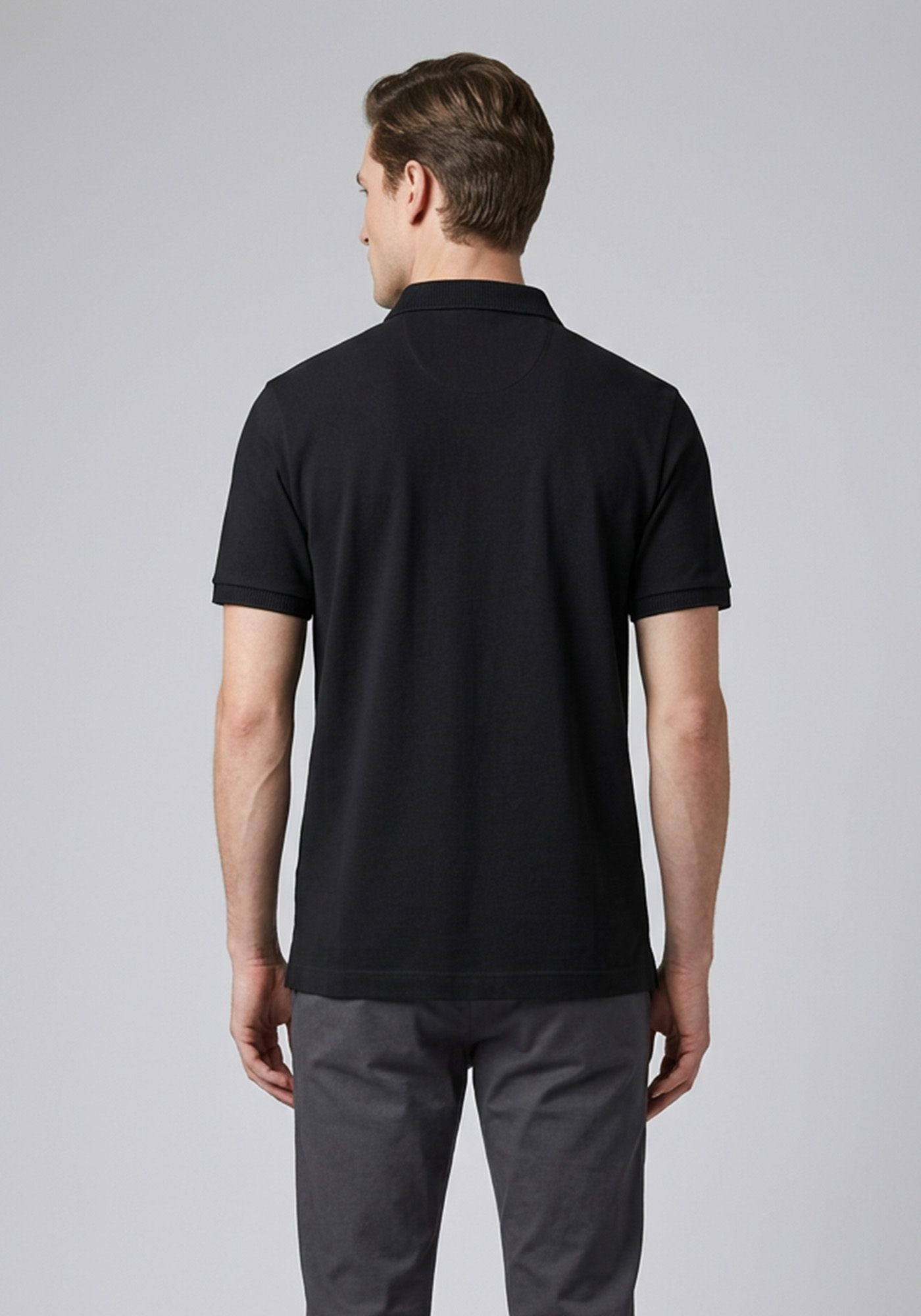 Fynch Hatton Polo Μπλούζα Sanforized - 1613 1733 999 Black