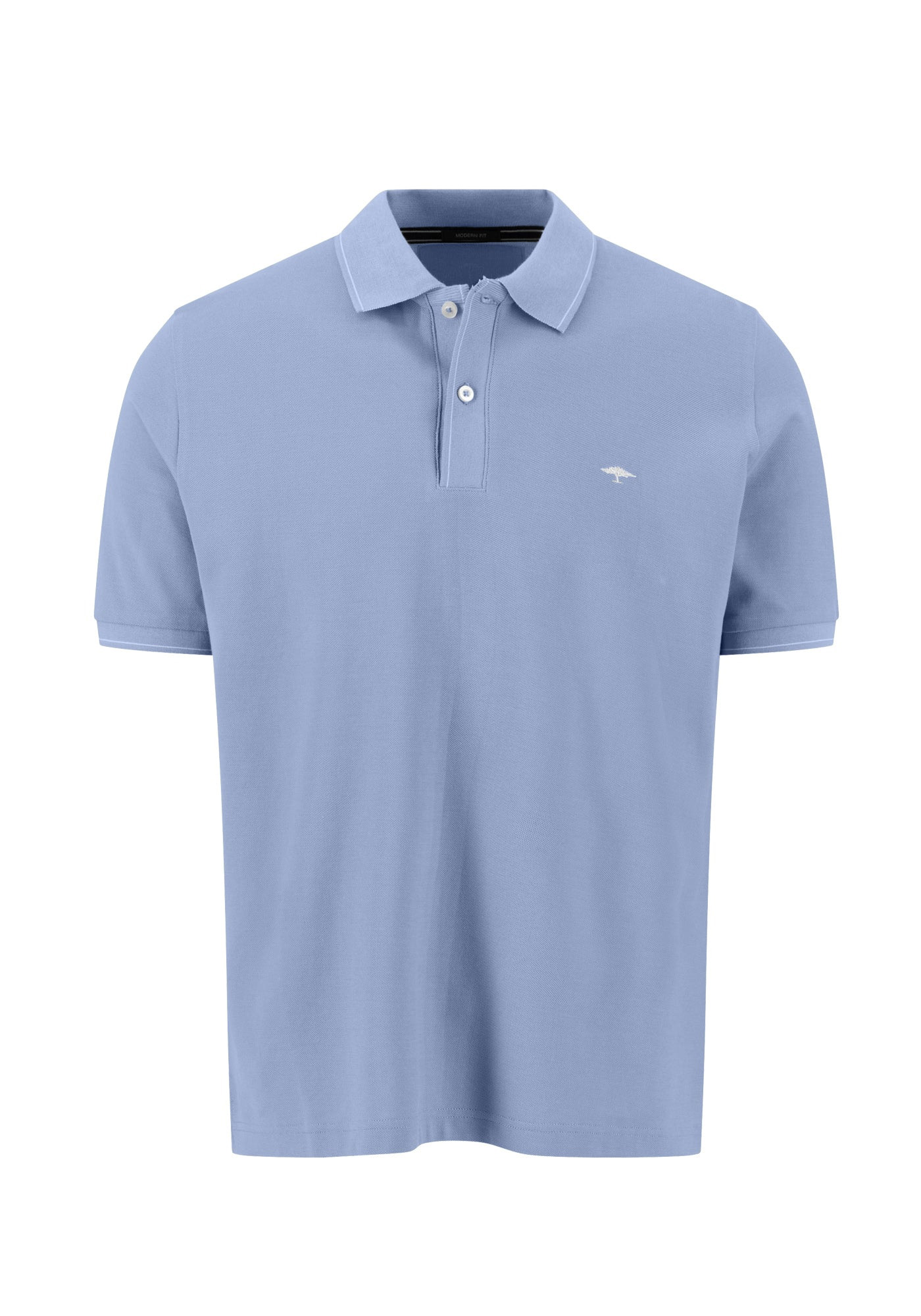 Fynch Hatton Polo Μπλούζα Supima - 1603 1702 653 New breeze φωτογραφία