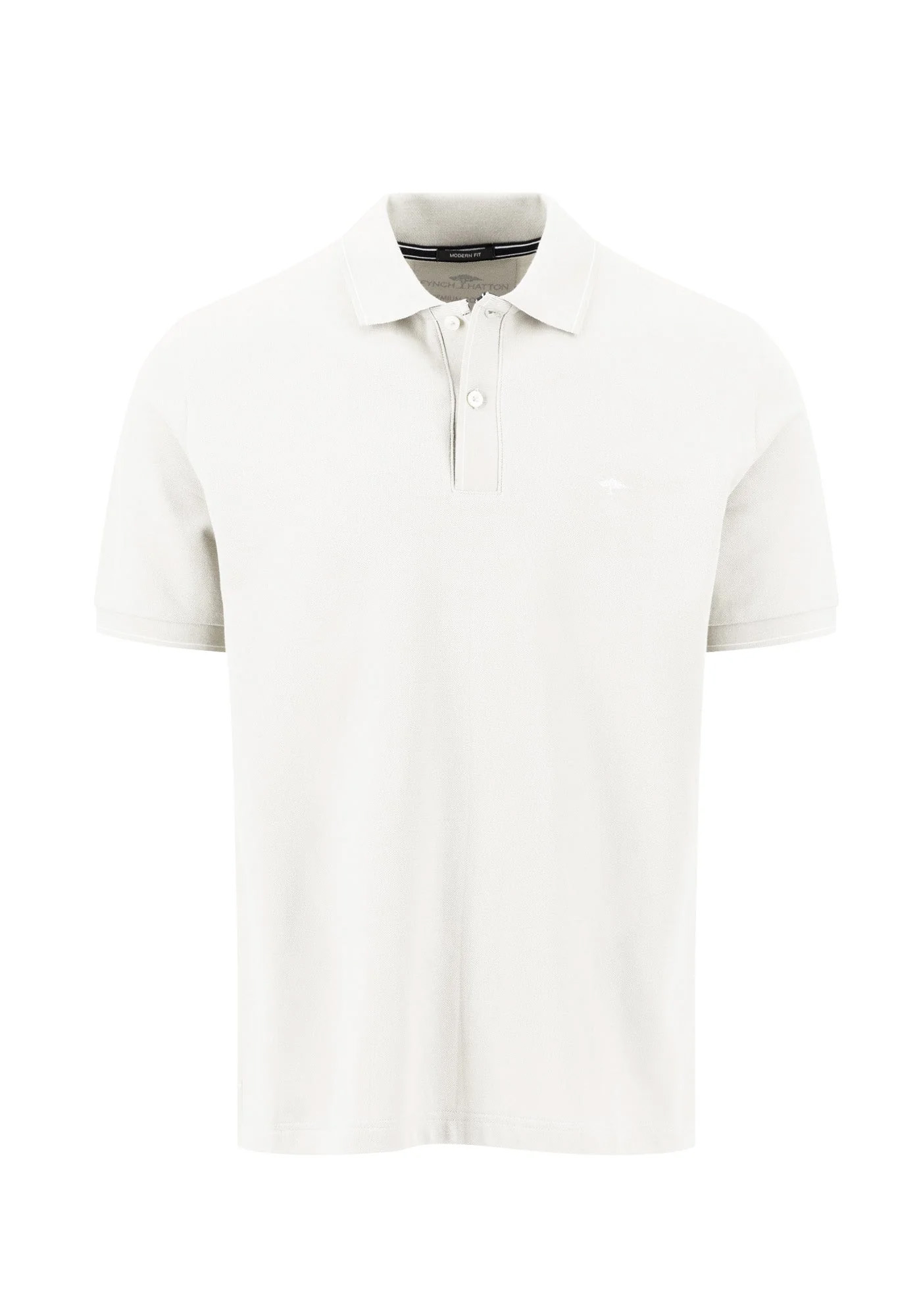 Fynch Hatton Polo Μπλούζα Supima - 1603 1702 824 New Offwhite φωτογραφία