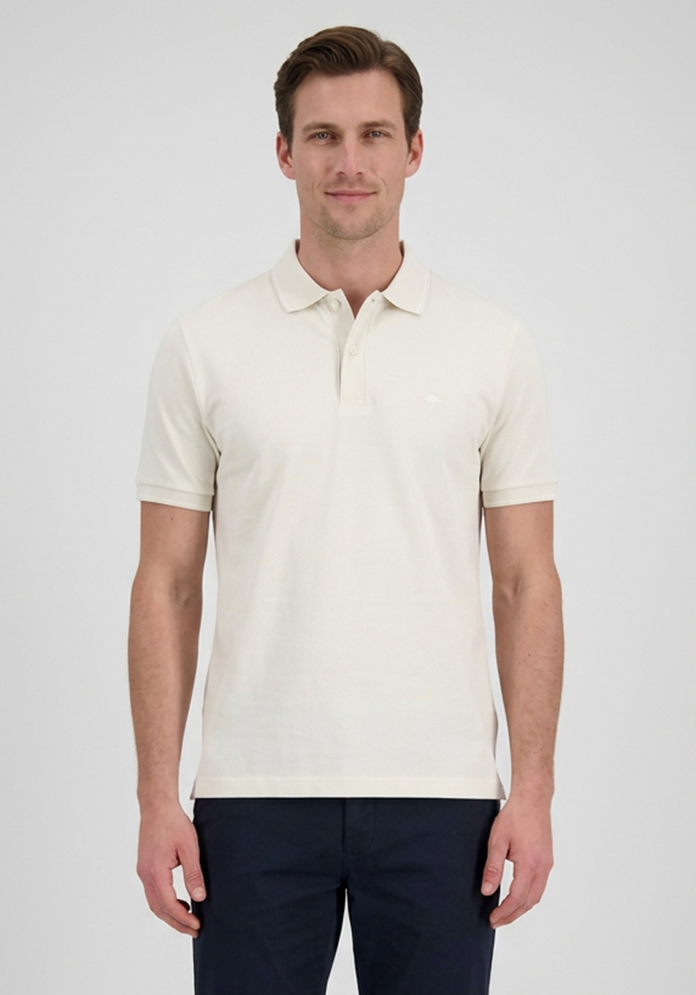 Fynch Hatton Polo Μπλούζα Supima - 1603 1702 824 New Offwhite