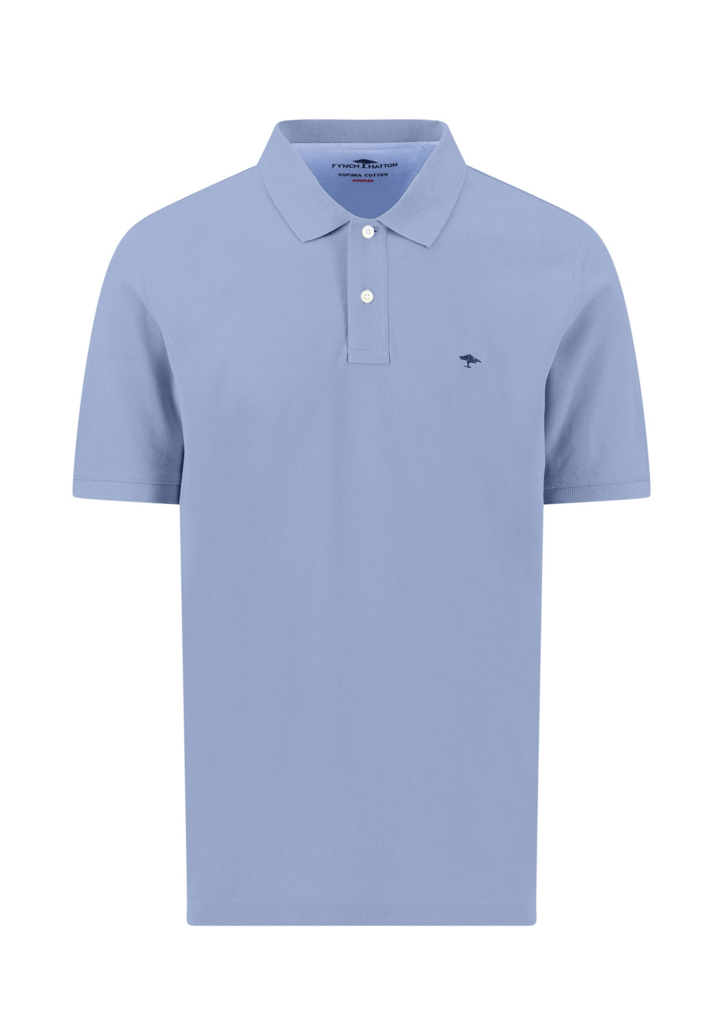 Fynch Hatton Polo Μπλούζα Supima Cotton - 9613 1700 653 New breeze