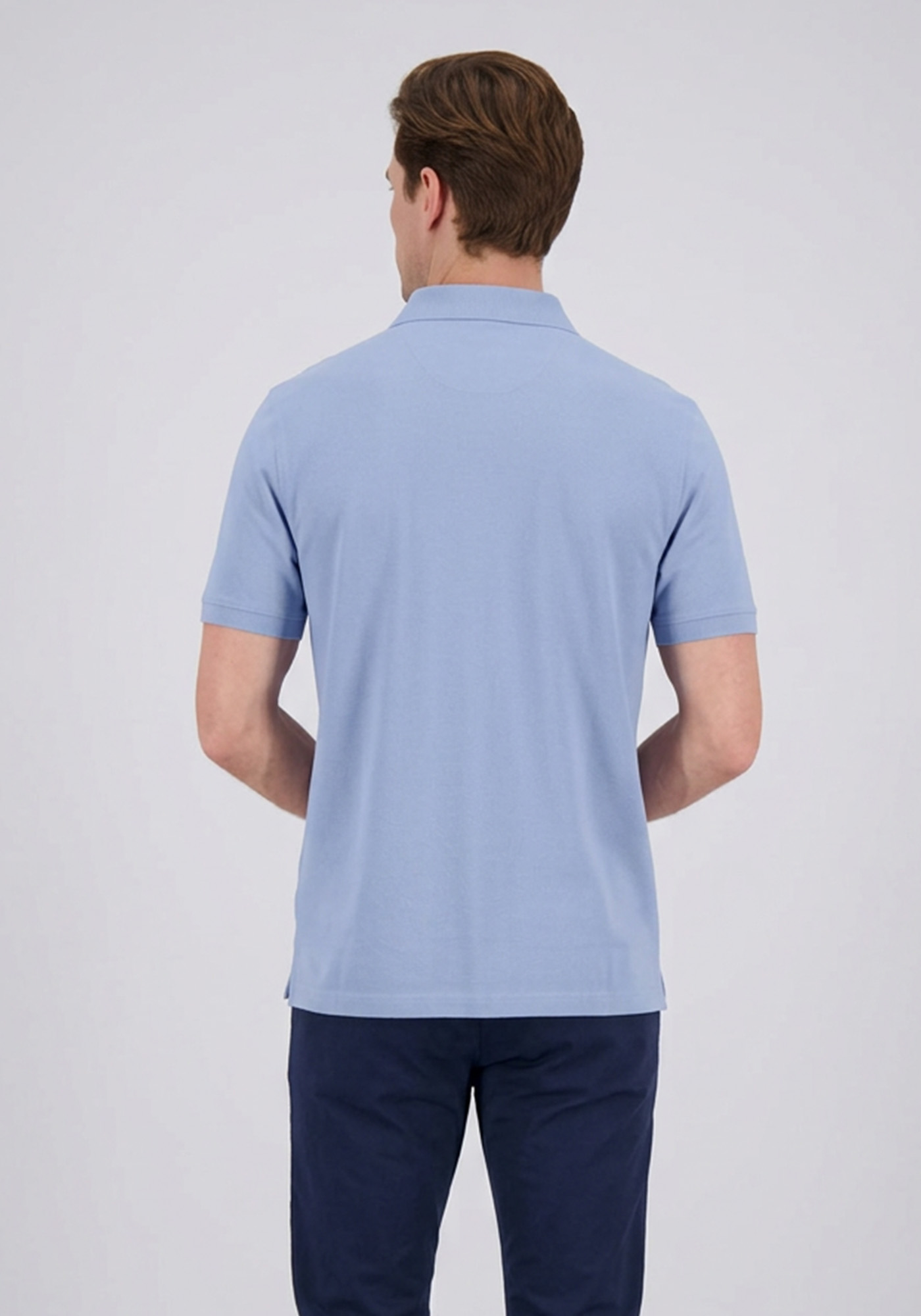 Fynch Hatton Polo Μπλούζα Supima Cotton - 9613 1700 653 New breeze