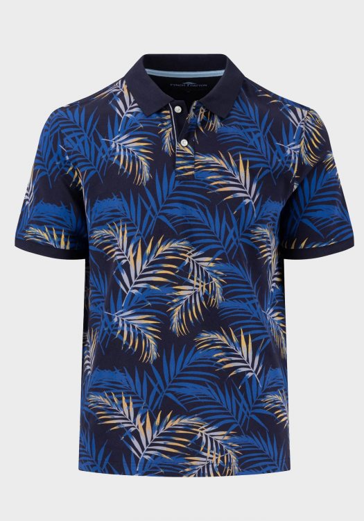 Fynch Hatton Polo Μπλούζα της σειράς Botanical - 1504 1312 685 Navy