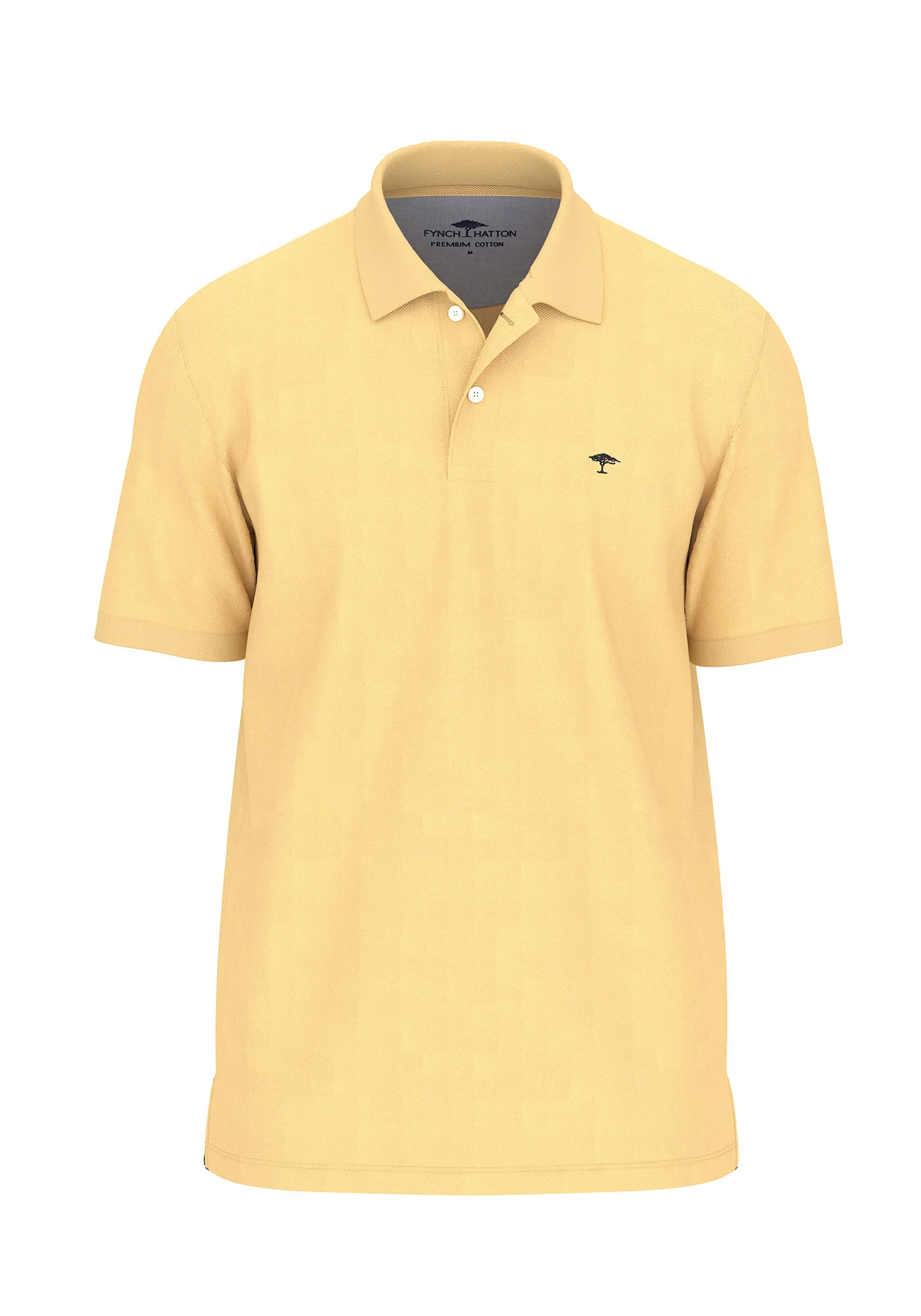 Fynch Hatton Polo Μπλούζα της σειράς Supima Cotton - 1413 1700 107 Vanilla