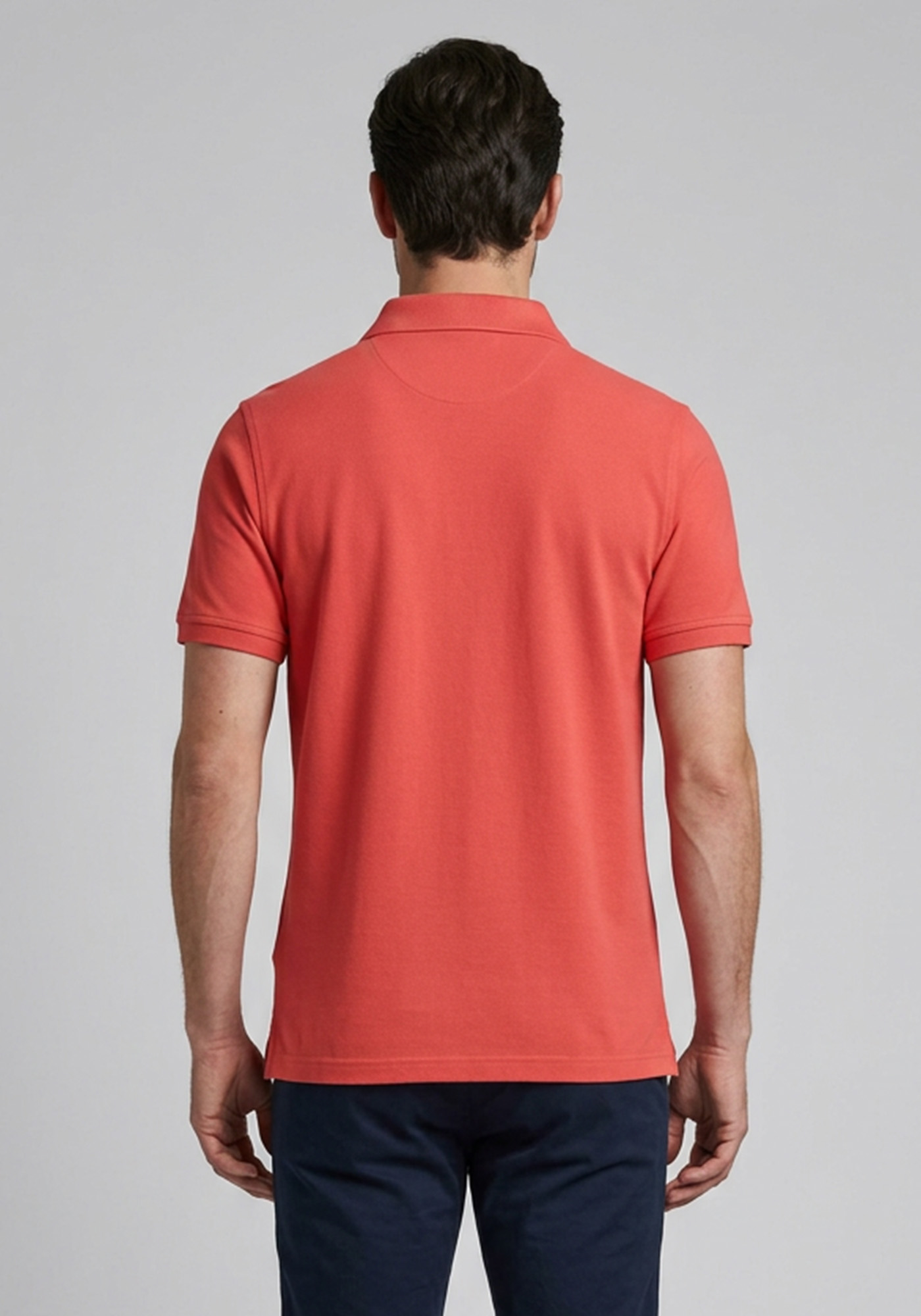 Fynch Hatton Polo Μπλούζα της σειράς Supima Cotton - 1413 1700 361 Orient Red