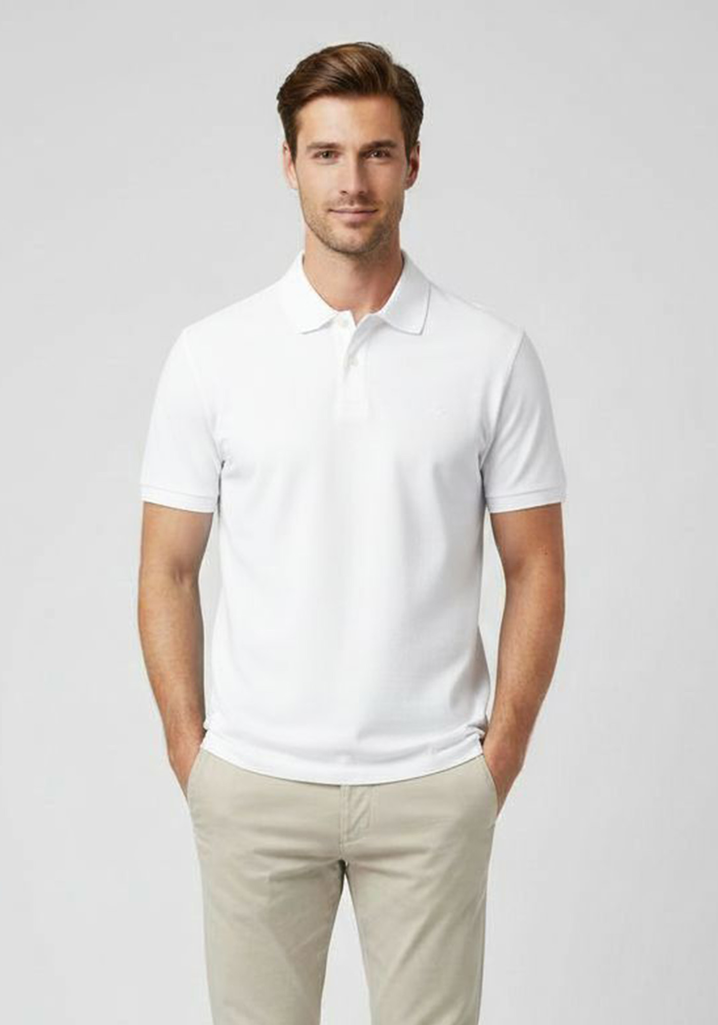 Fynch Hatton Polo της σειράς Mercerized - 1504 1320 802 White