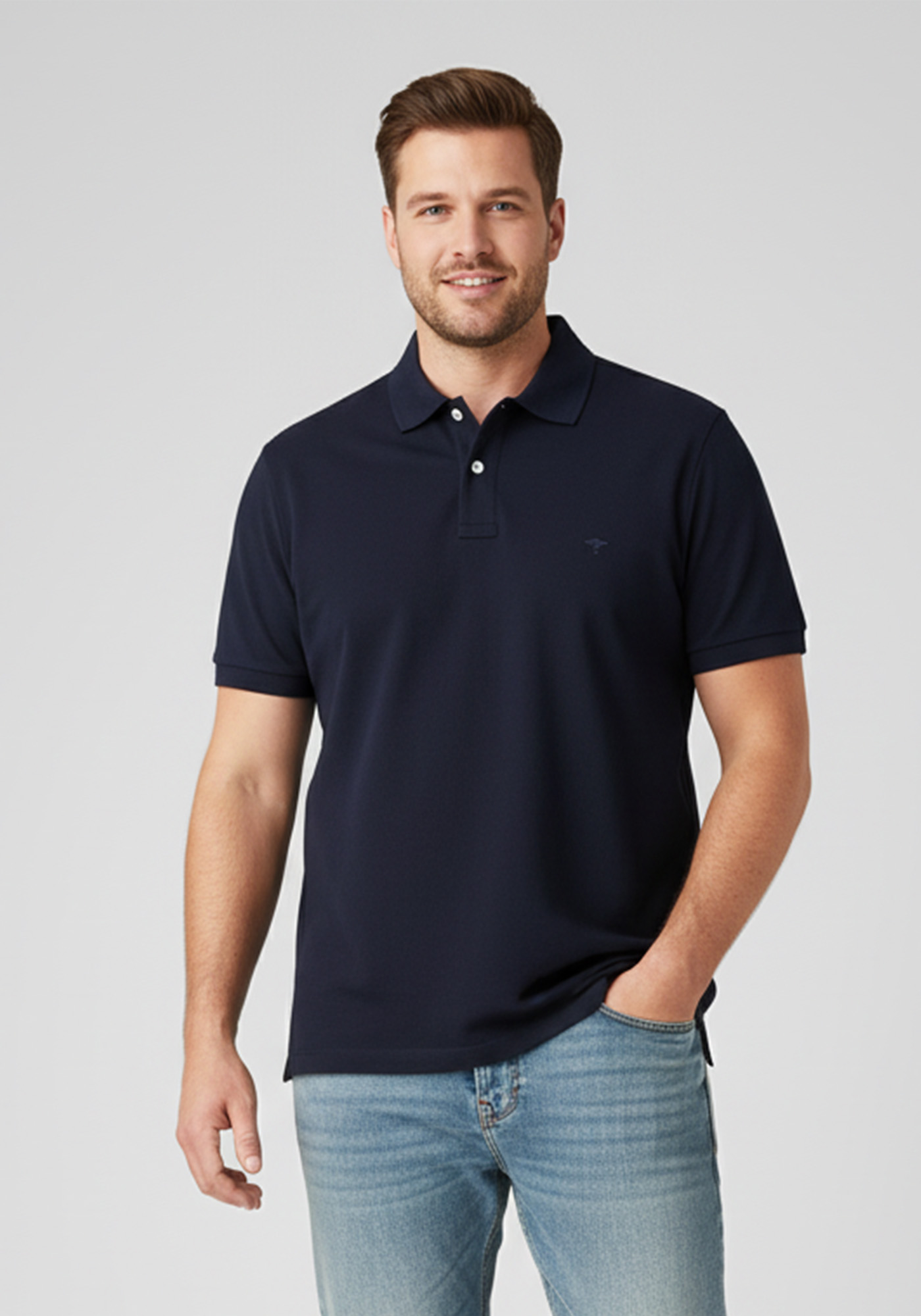 Fynch Hatton Polo της σειράς Supima - 1000 1700 685 Navy