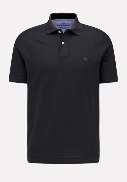 Fynch Hatton Polo Supima - 1000 1700 999 Black φωτογραφία