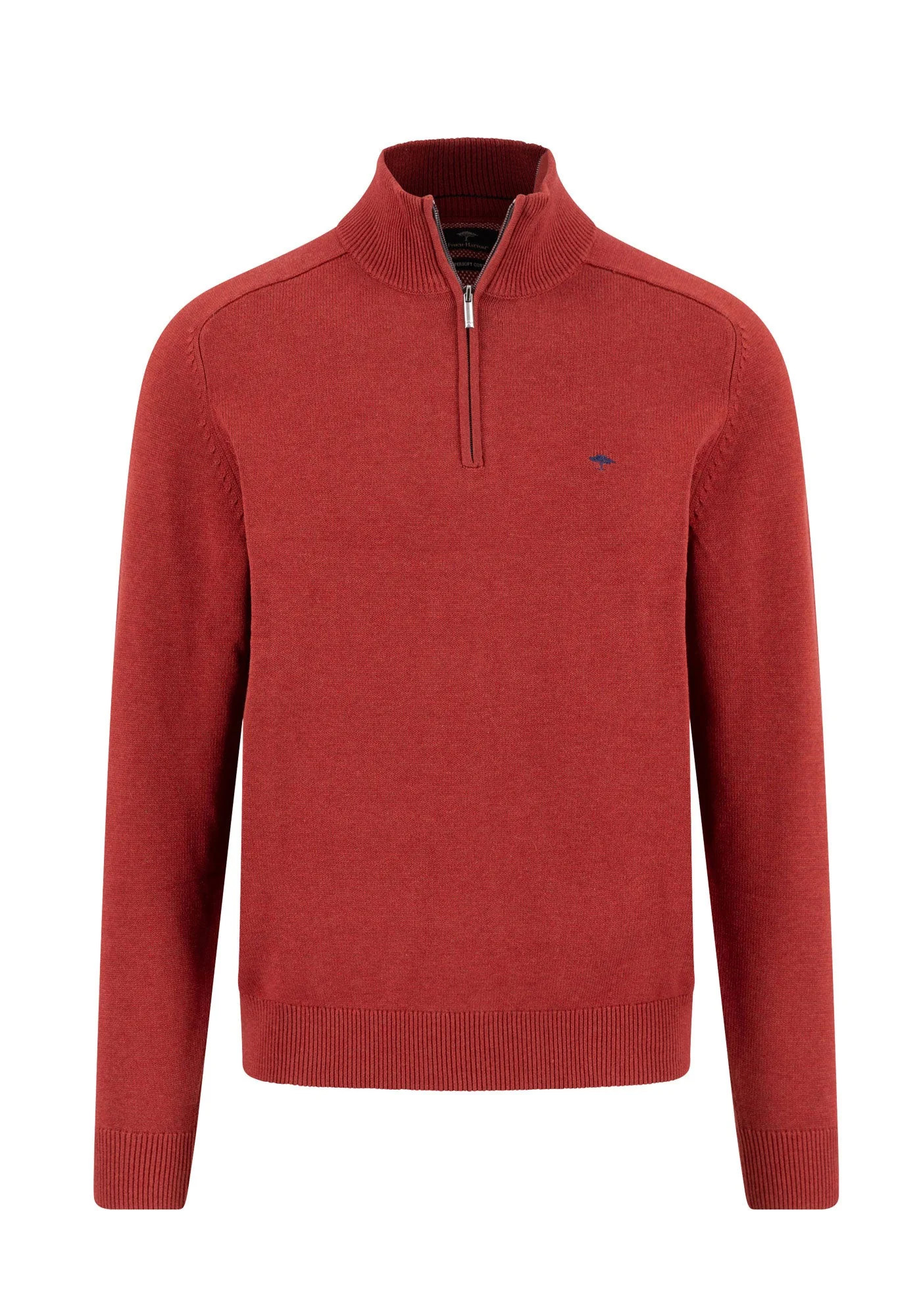 Fynch Hatton Pullover της σειράς Zip Troyer - 1509 203 367 Garnet Red