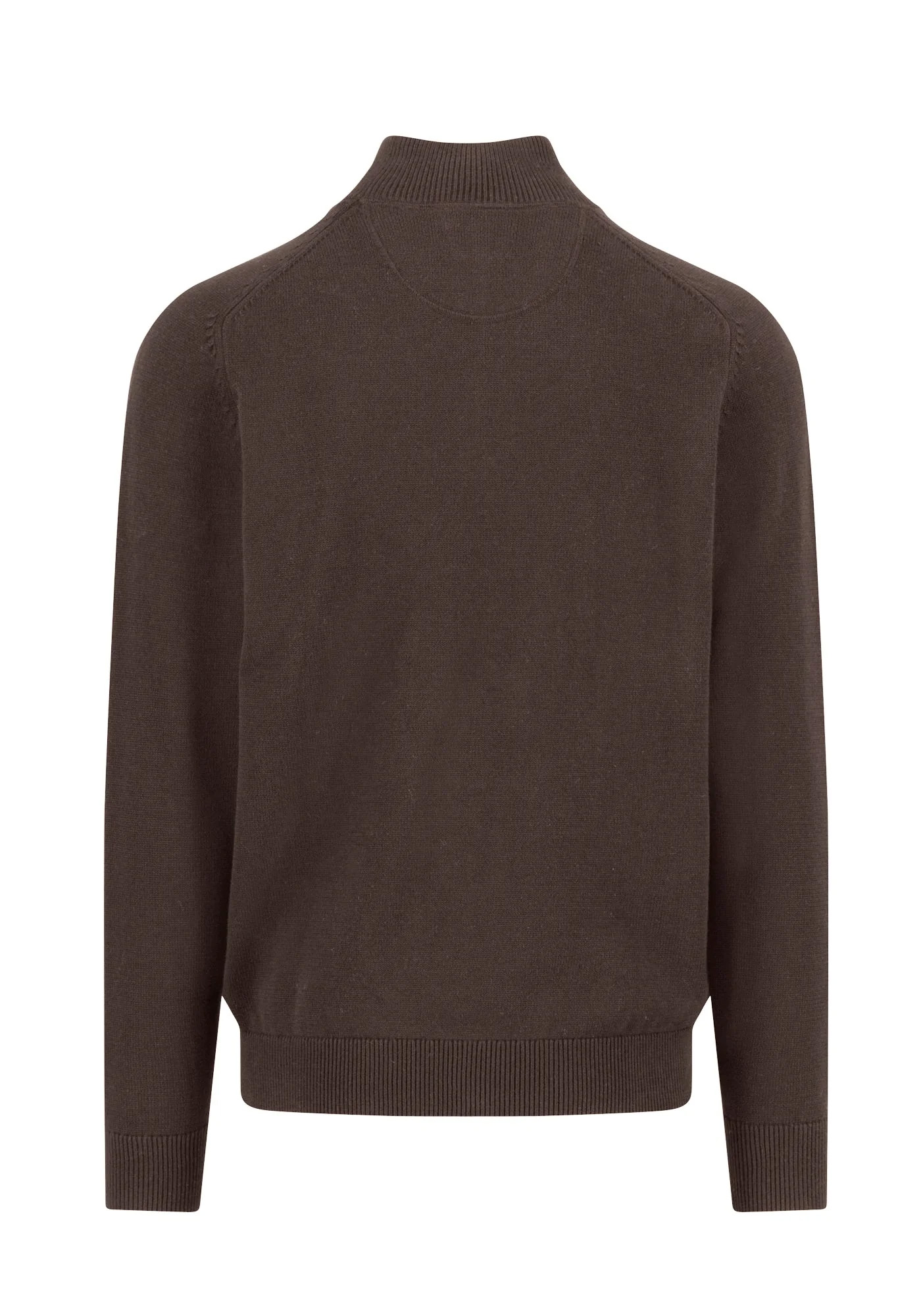 Fynch Hatton Pullover της σειράς Zip Troyer - 1509 203 860 Earth