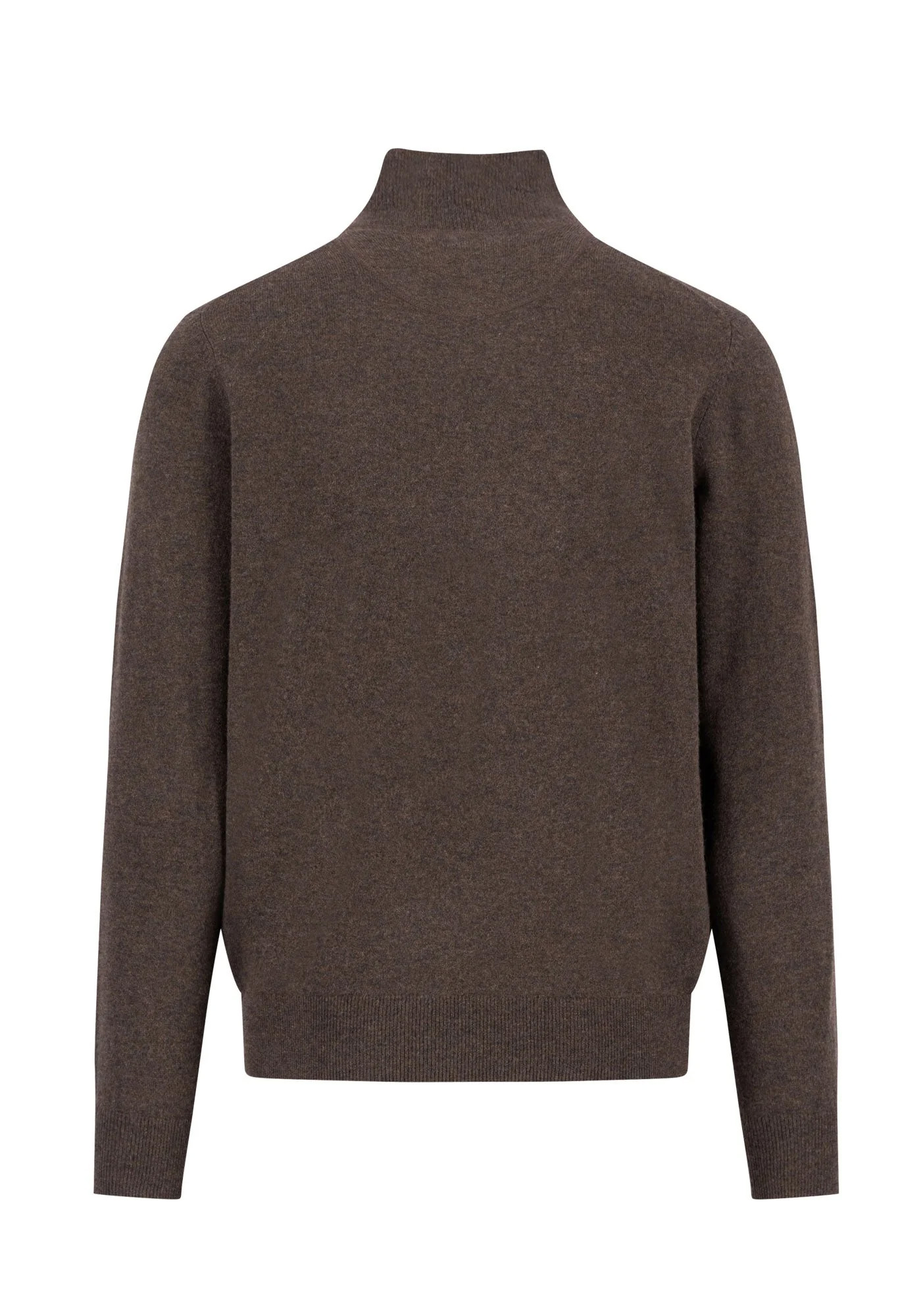 Fynch Hatton Pullover της σειράς Zip Troyer - 1514 802 861 Dark chocolate