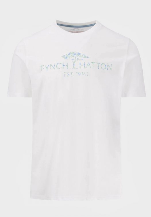 Fynch Hatton T Shirt της σειράς Artwork - 1503 1310 802 White