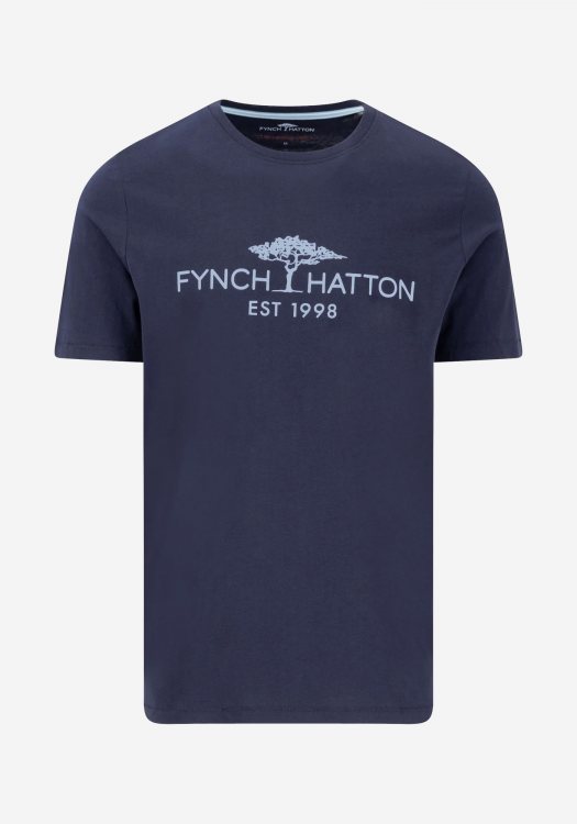 Fynch Hatton T Shirt της σειράς Breeze - 1503 1511 685 Navy