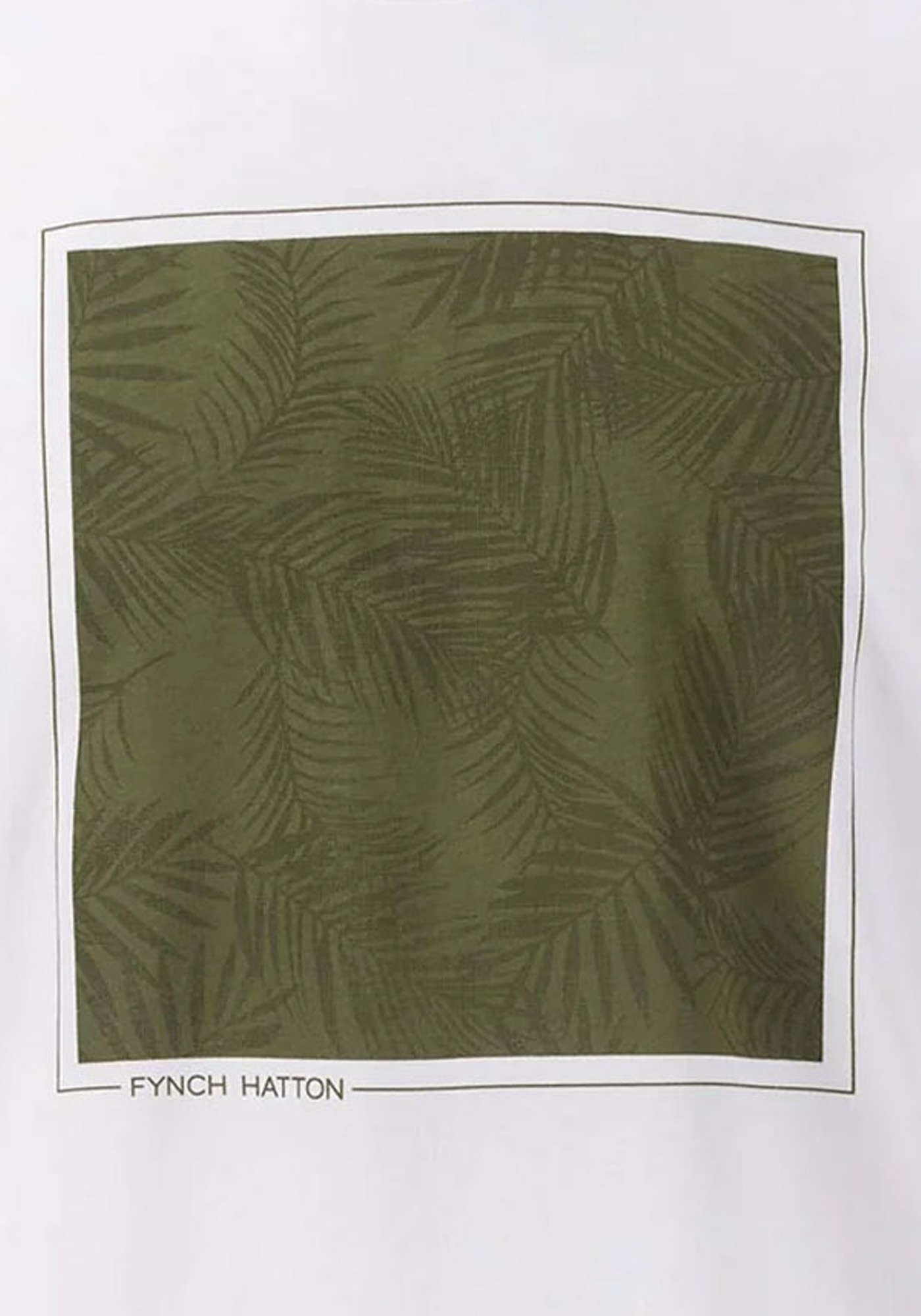Fynch Hatton T Shirt της σειράς Leaf - 1404 1802 802 White