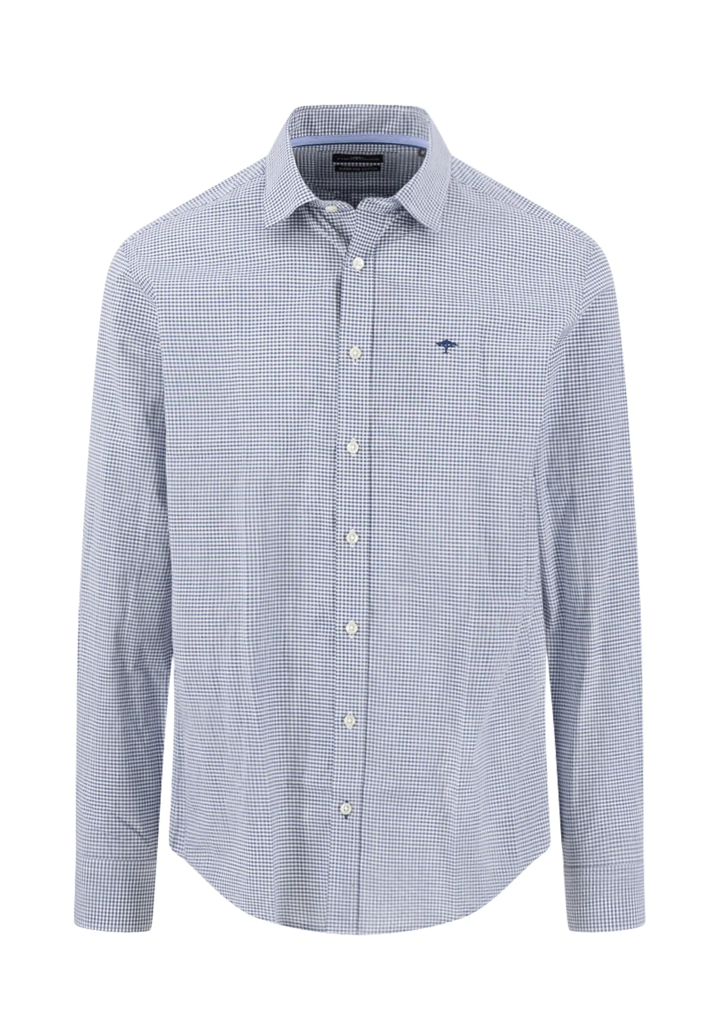 Fynch Hatton Πουκάμισο Check - 1613 5173 685 Navy