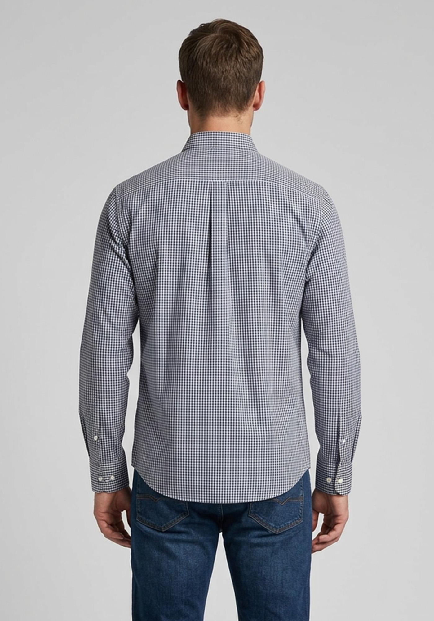 Fynch Hatton Πουκάμισο Checkerd - 1613 5120 740 Avocado