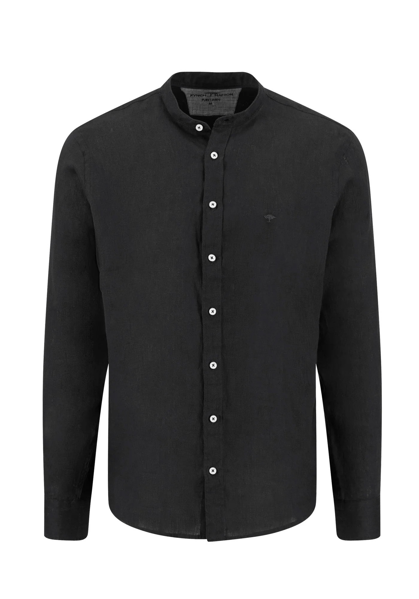 Fynch Hatton Πουκάμισο Linen - 1613 6008 999 Black