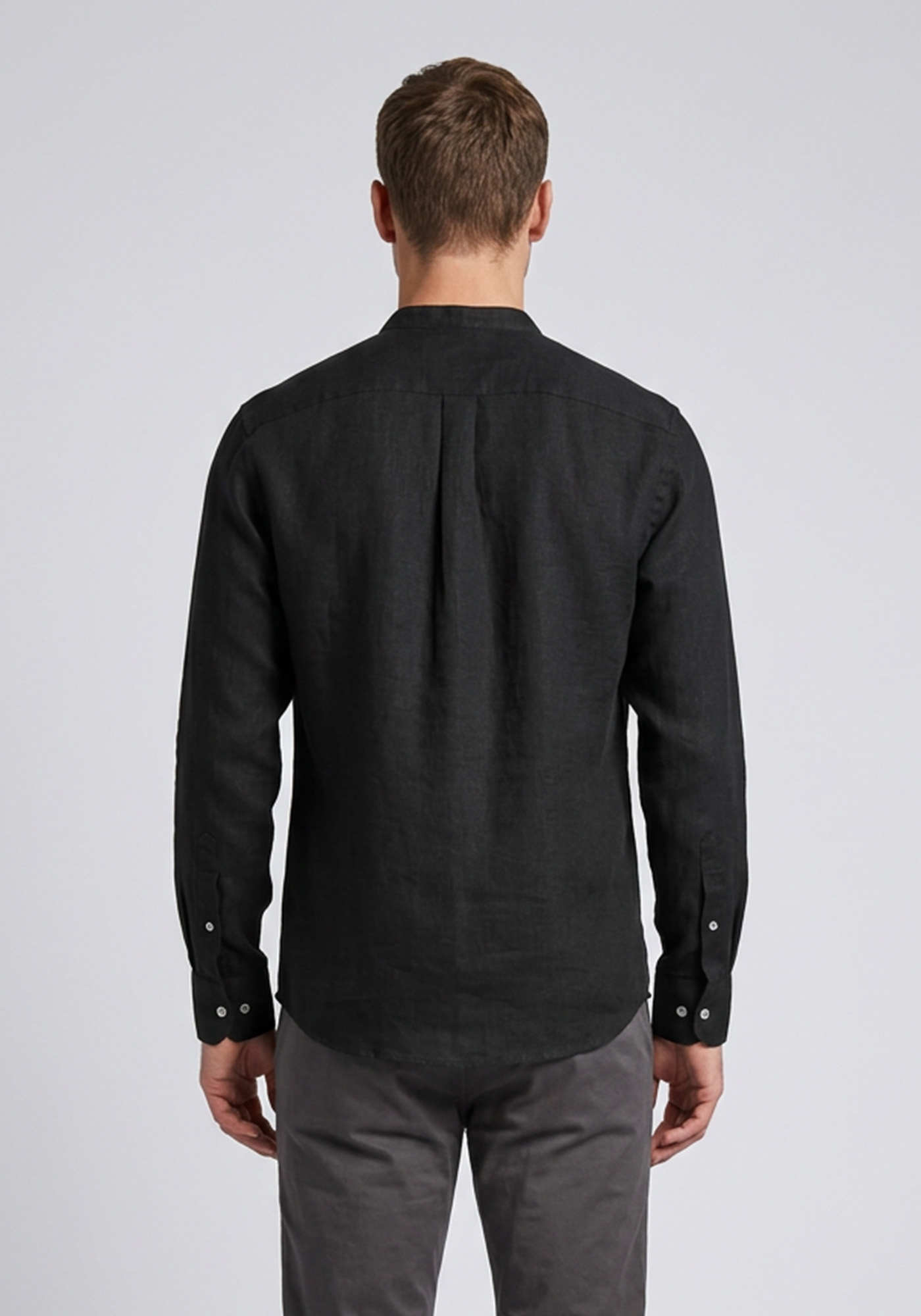 Fynch Hatton Πουκάμισο Linen - 1613 6008 999 Black