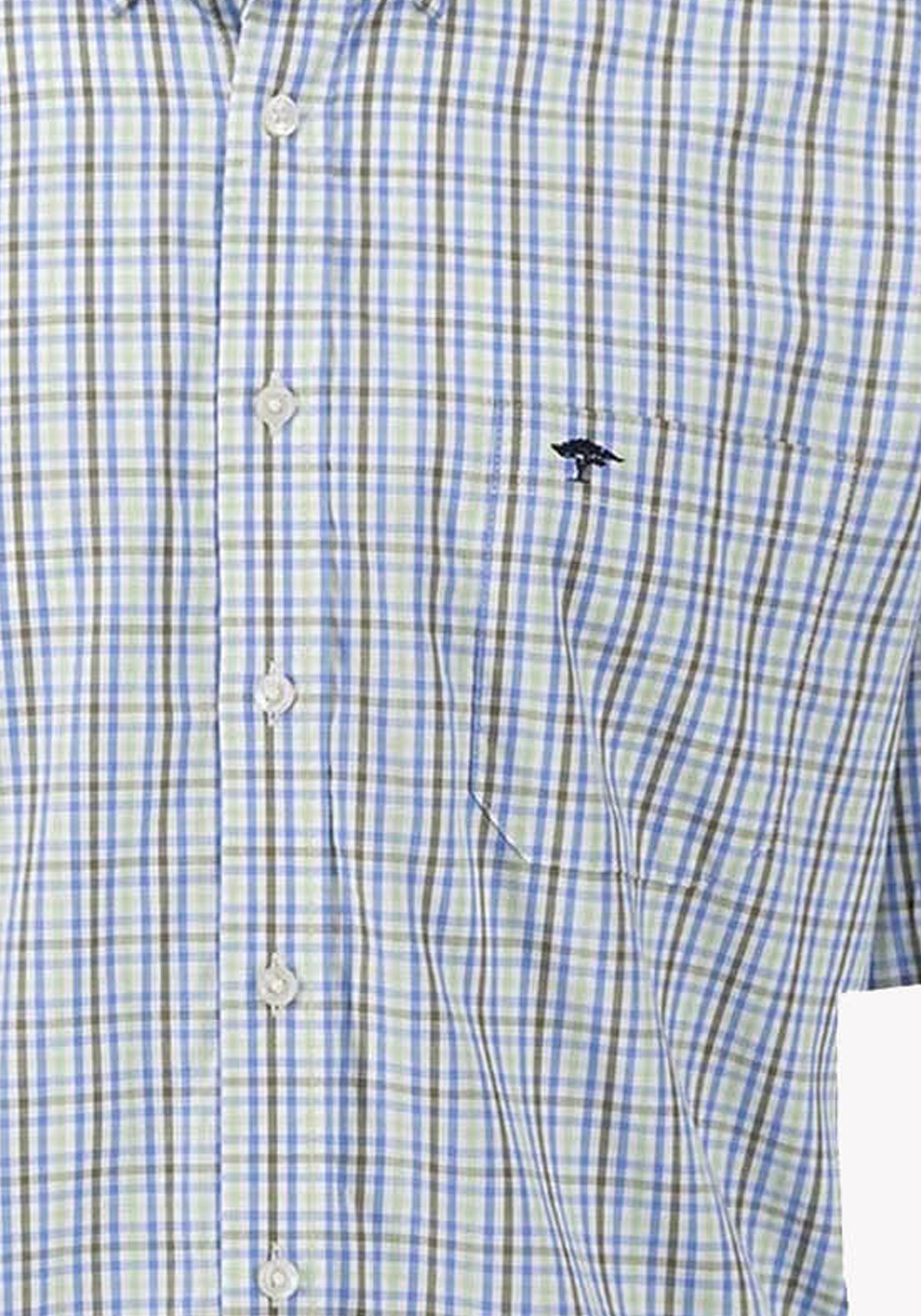 Fynch Hatton Πουκάμισο της σειράς Check - 1403 5031 701 Dusty Olive