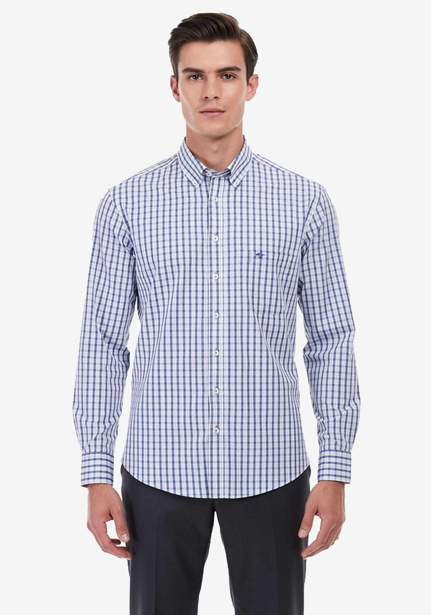 Fynch Hatton Πουκάμισο της σειράς Check - 1408 5000 672 Midnight