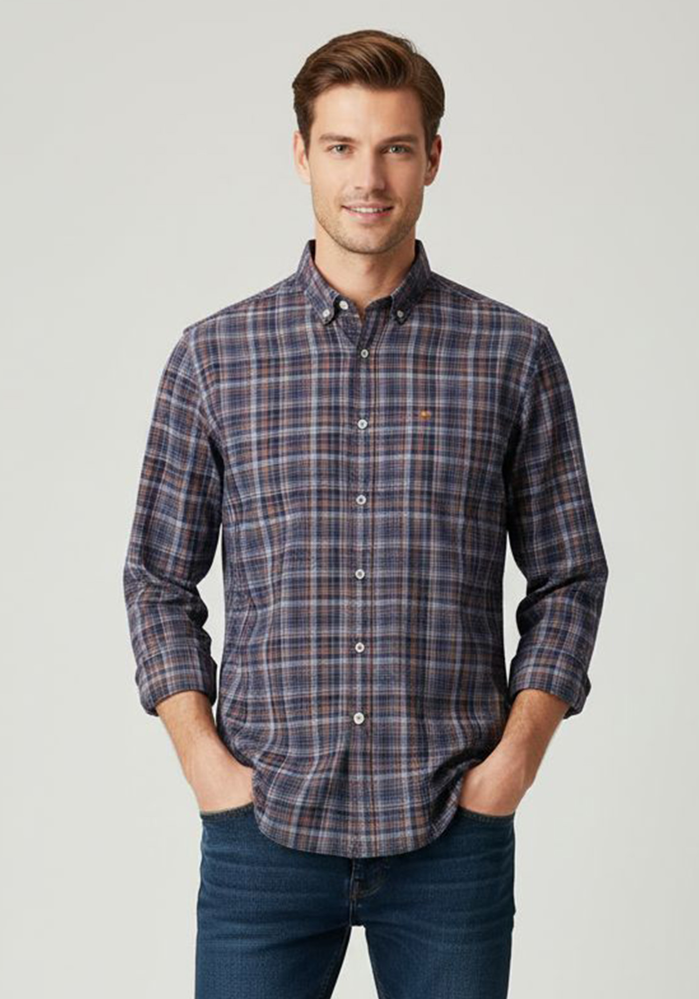 Fynch Hatton Πουκάμισο της σειράς Check - 1414 8010 804 Hazel