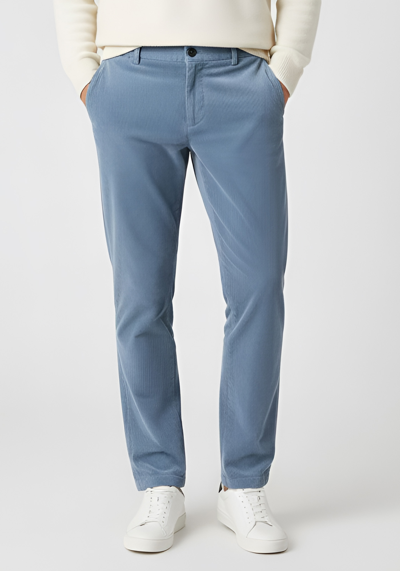 Fynch Hatton Κοτλέ Παντελόνι Corduroy - 1510 2805 636 Elephant Blue