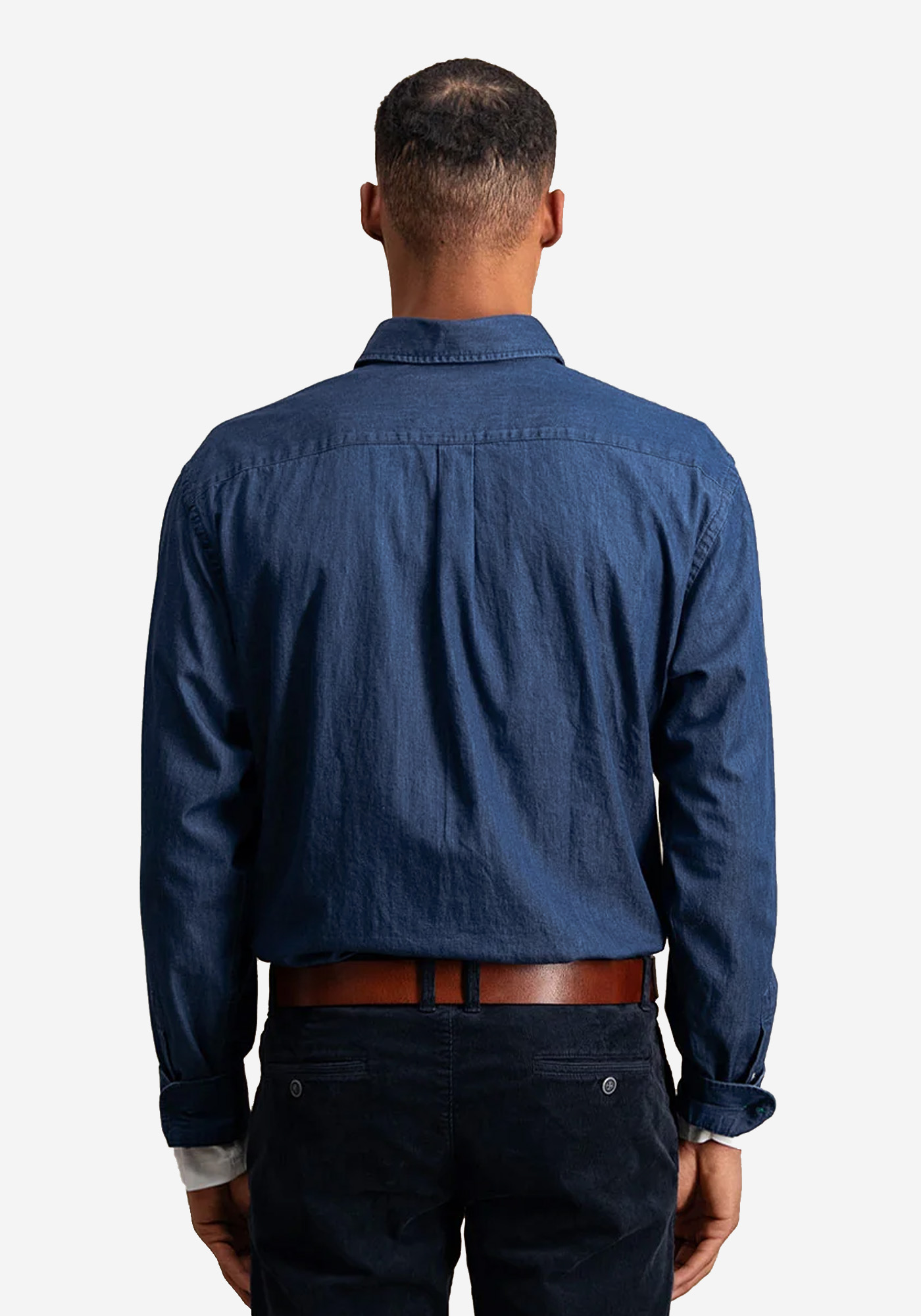 Fynch Hatton Πουκάμισο της σειράς Denim - 1509 8030 685 Navy φωτογραφία