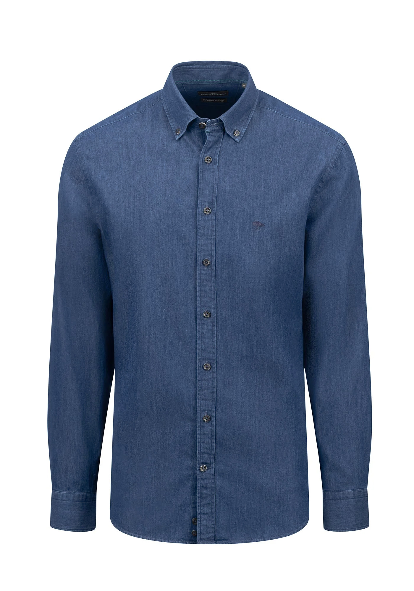 Fynch Hatton Πουκάμισο της σειράς Denim - 1509 8030 685 Navy φωτογραφία