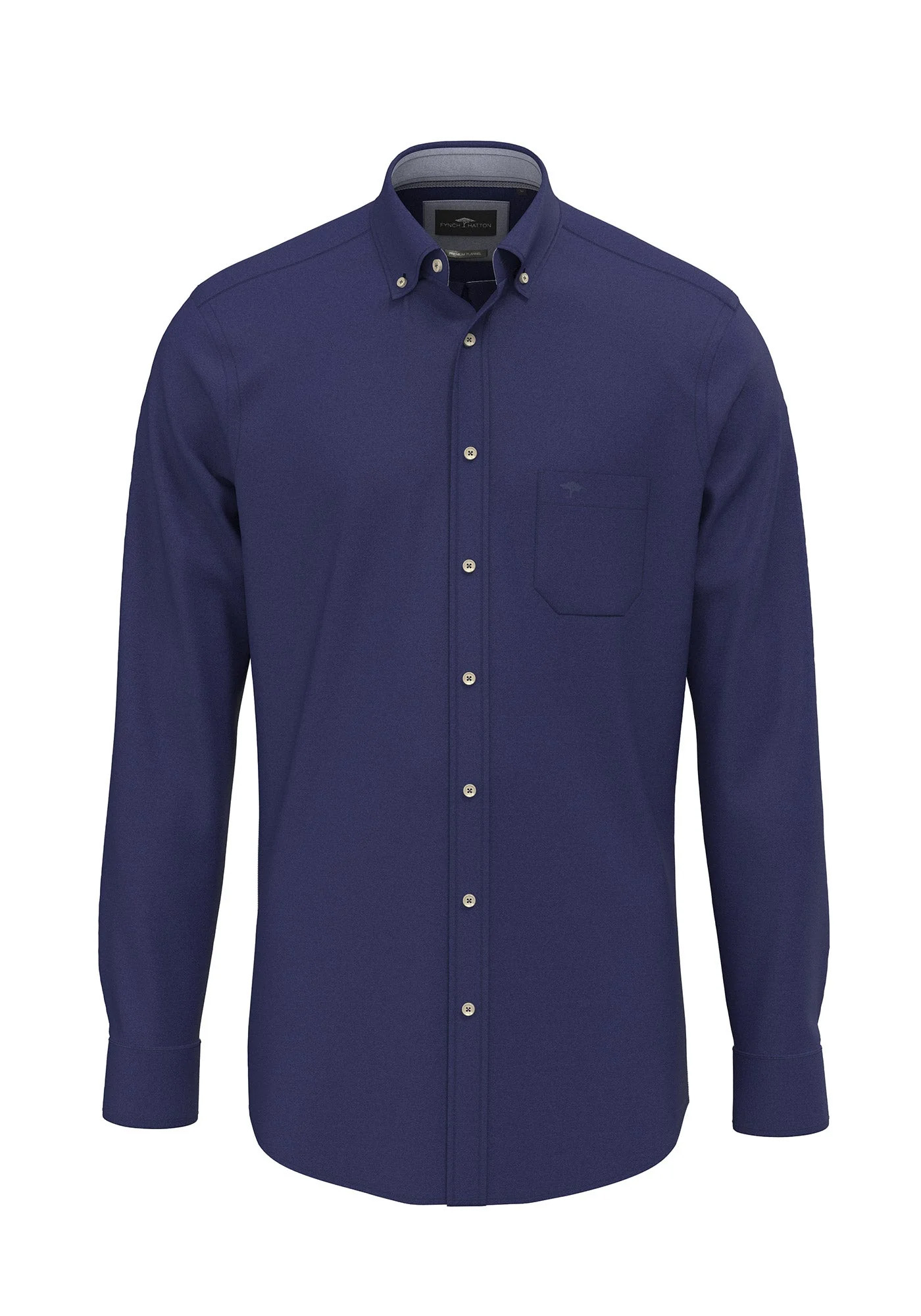 Fynch Hatton Πουκάμισο της σειράς Flannel - 1510 8280 685 Navy