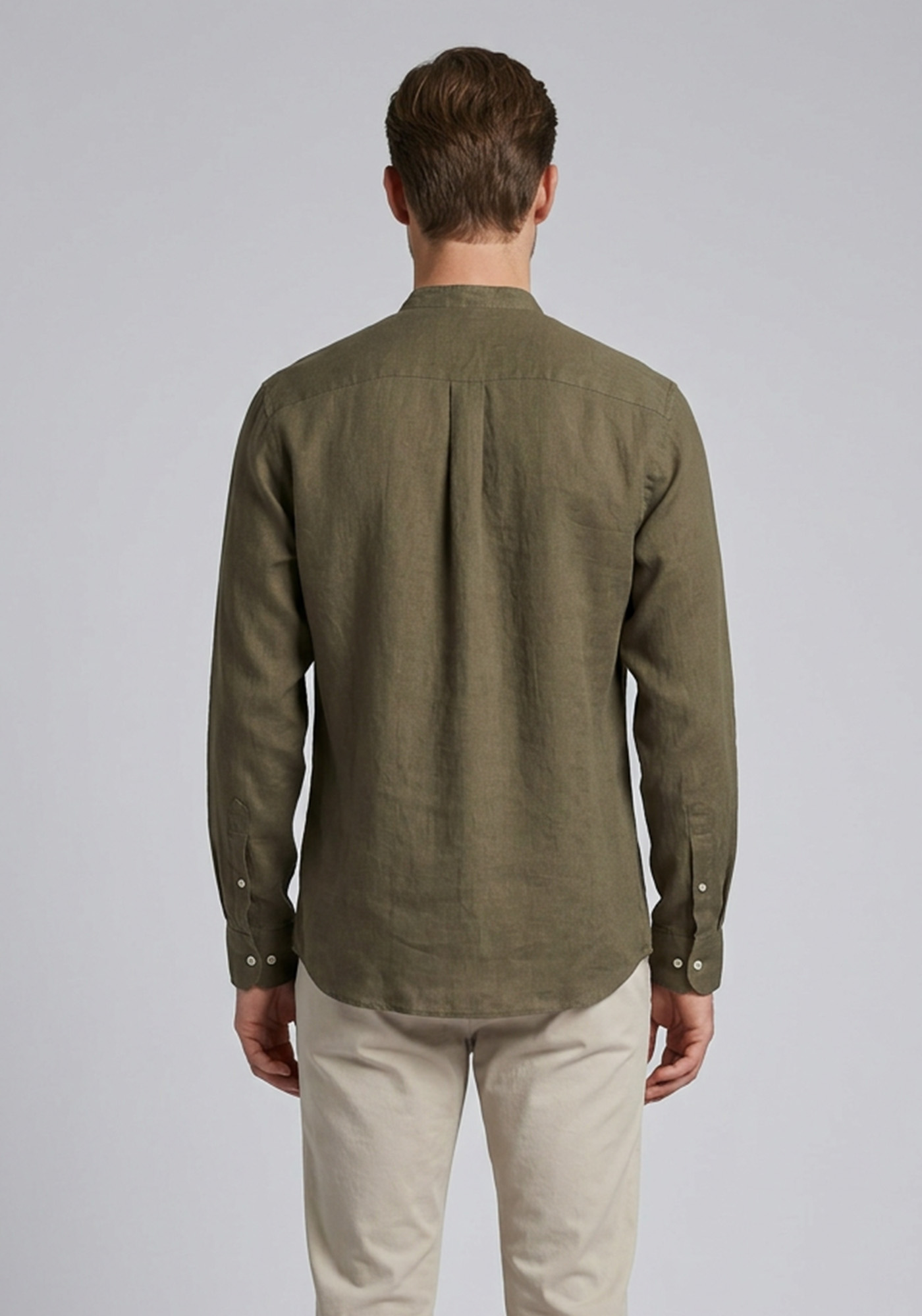 Fynch Hatton Πουκάμισο Linen - 1613 6008 719 Dark Khaki