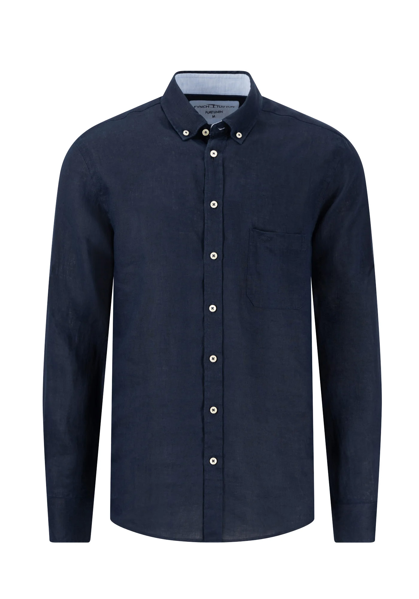 Fynch Hatton Πουκάμισο της σειράς Linen - 1513 6000 685 Navy