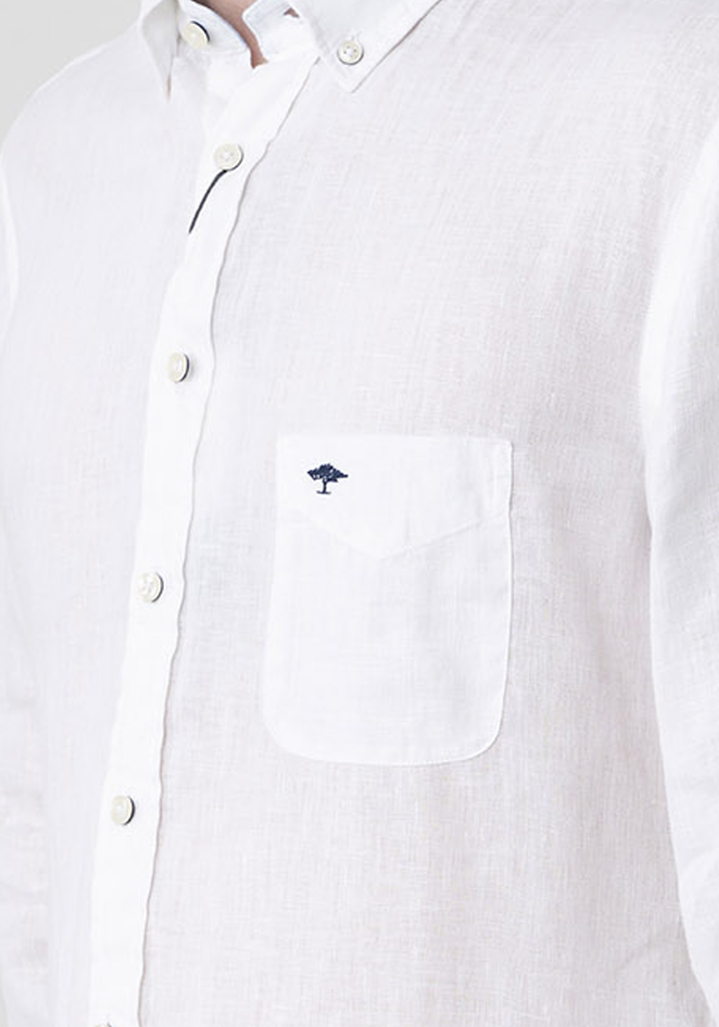 Fynch Hatton Πουκάμισο της σειράς Linen - 1513 6000 802 White