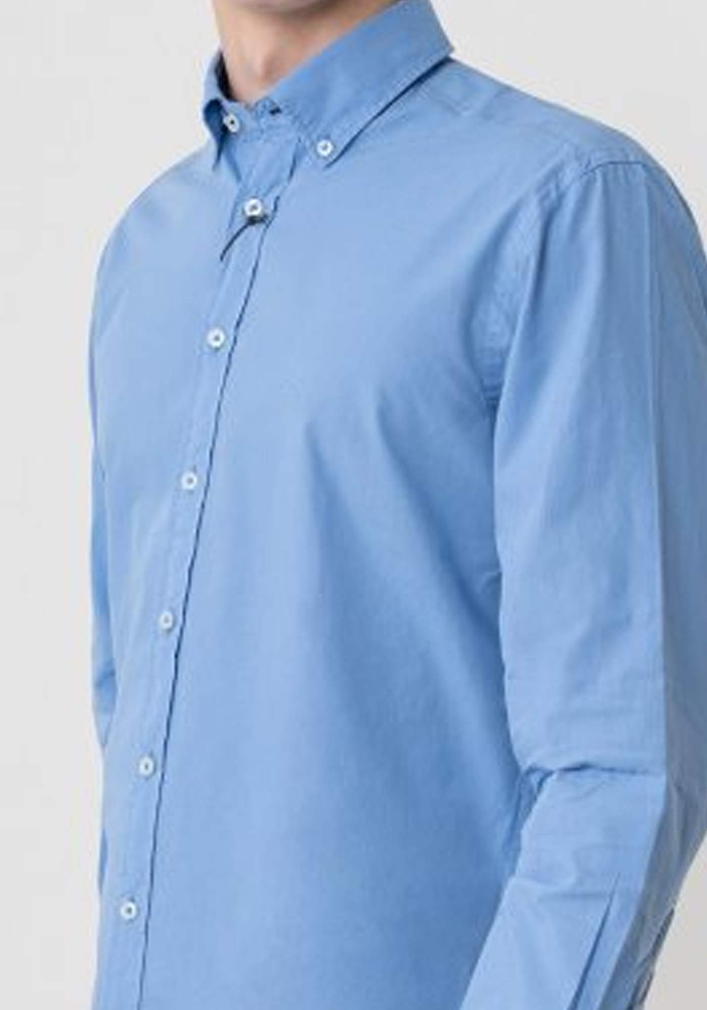 Fynch Hatton Πουκάμισο της σειράς Poplin - 1414 7010 604 Crystal Blue