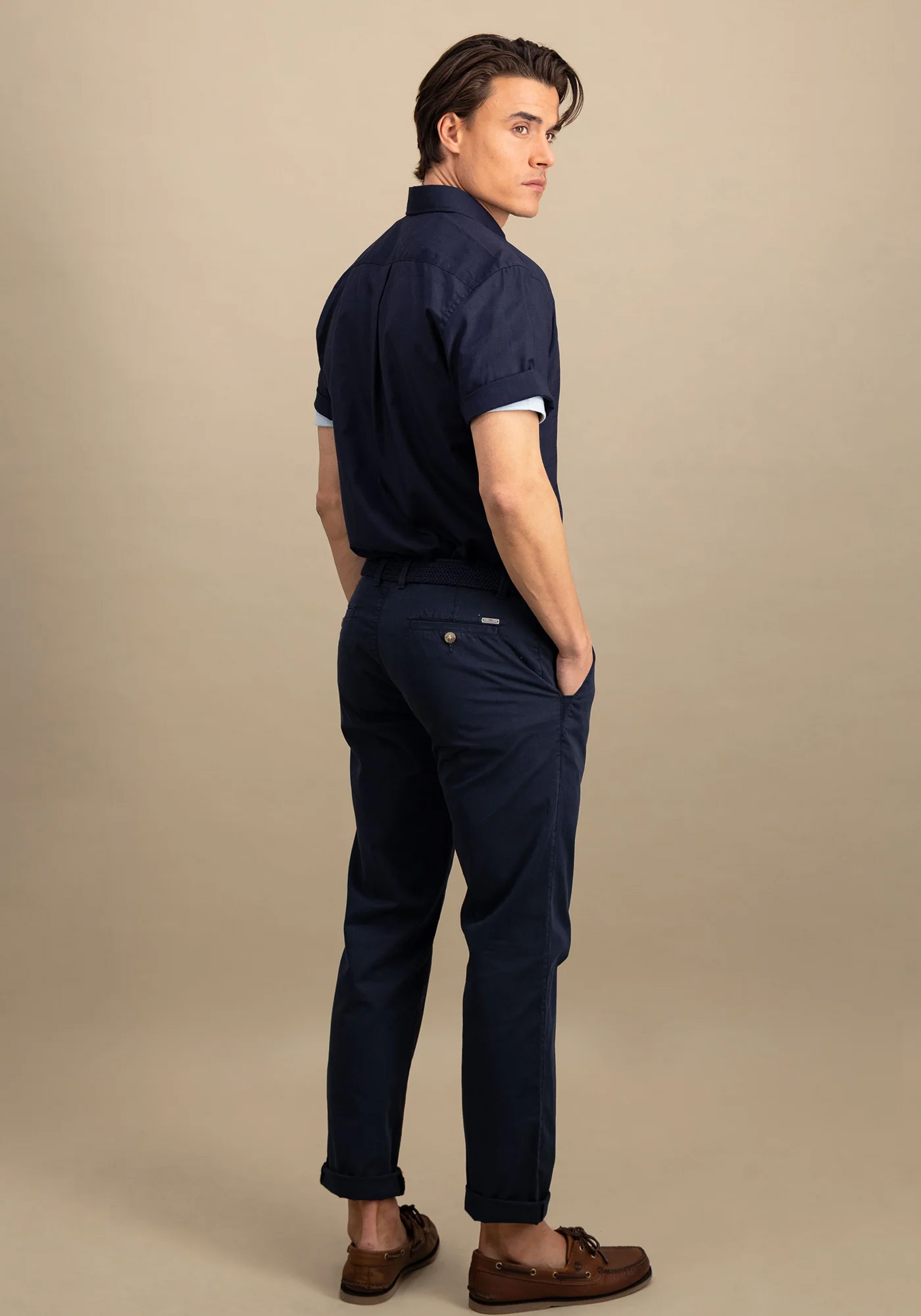 Fynch Hatton Πουκάμισο της σειράς Superfine - 1504 8091 685 Navy